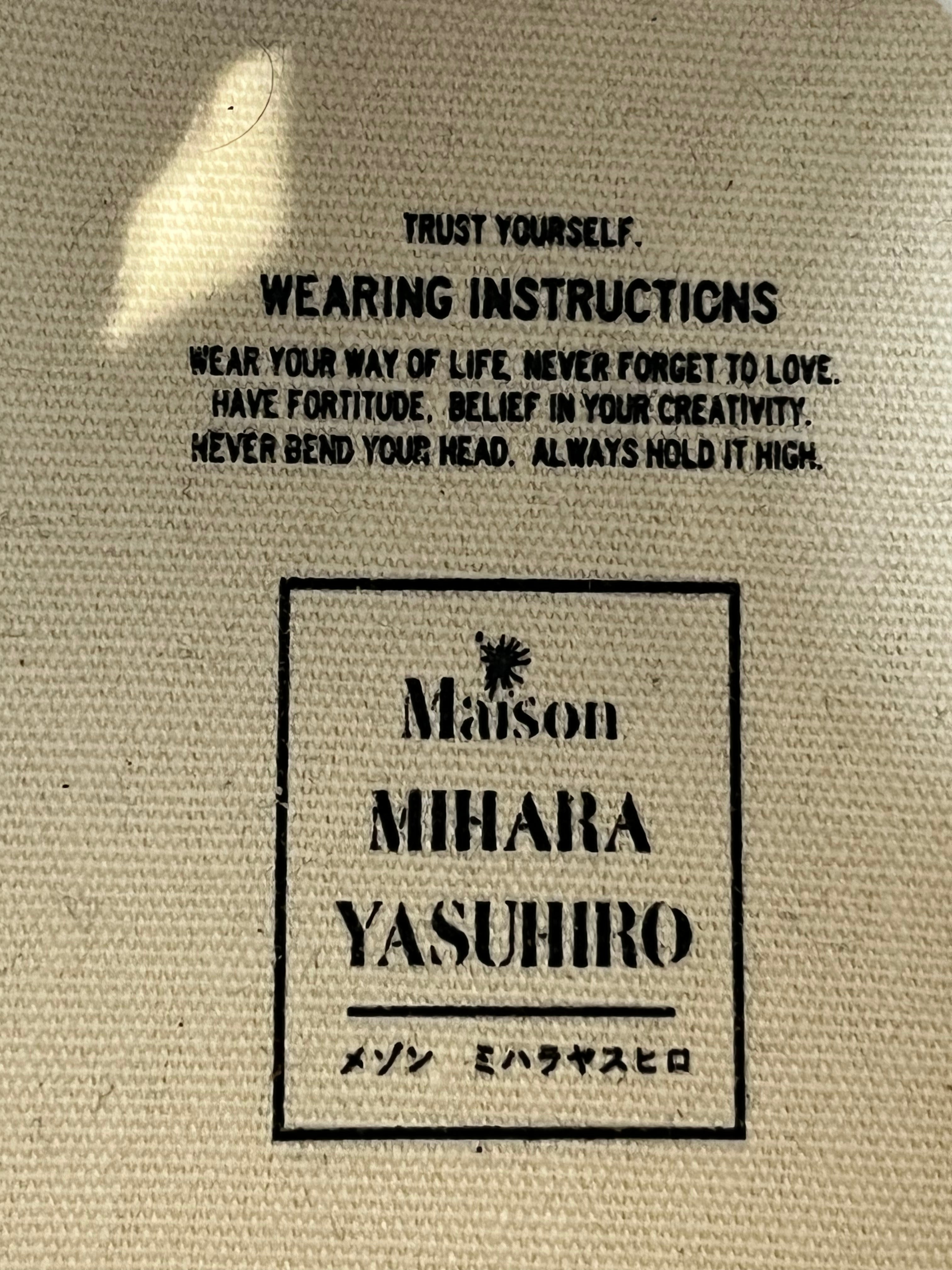 MIHARA YASUHIRO/Low-Sneakers/EU 45/Cotton/WHT/U-Tip/A10FW720 low top sneakers view 3