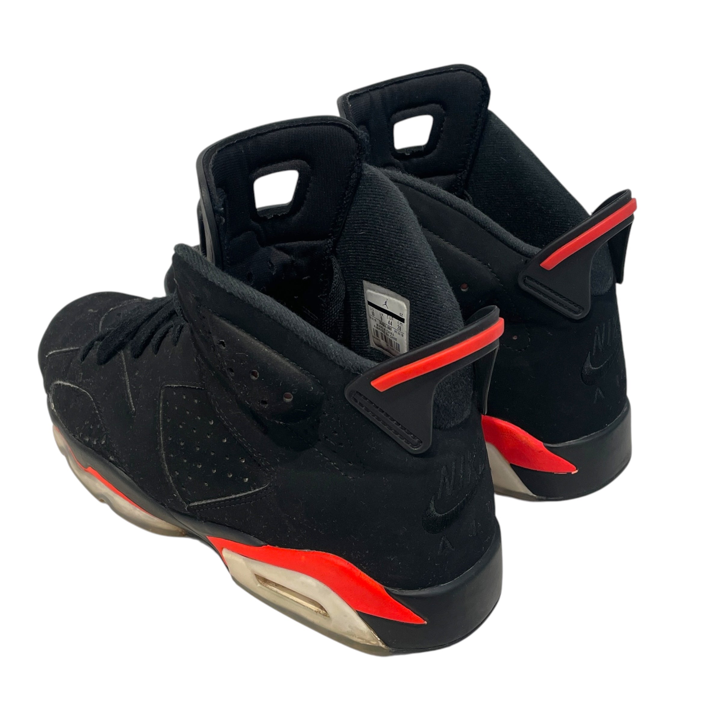 NIKE/AIR JORDAN 6 RETRO/Hi-Sneakers/US 10/BLK/384664-060 view 2