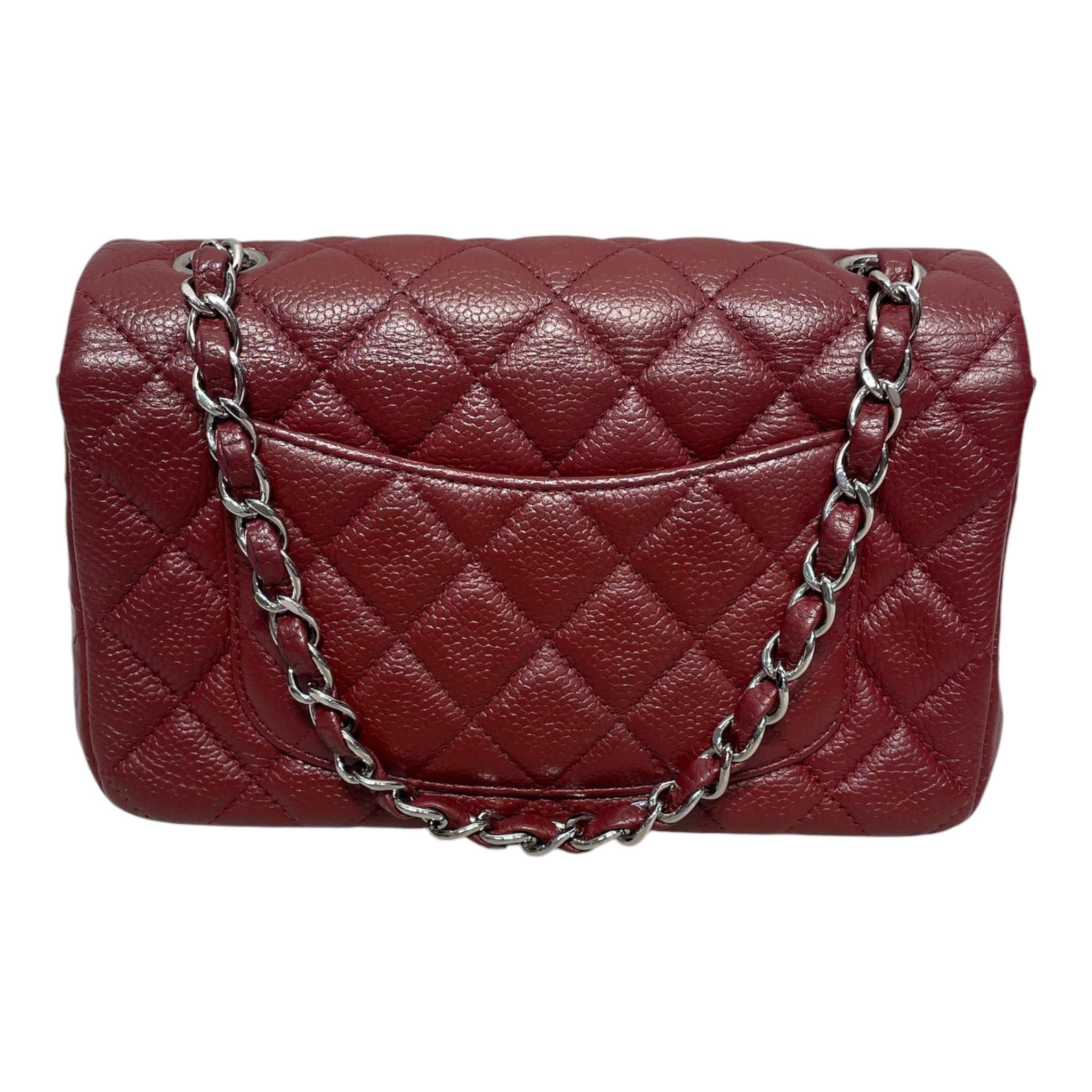 CHANEL/Cross Body Bag/Leather/BRD/TIMELESS CAVIAR FLAP BAG view 2