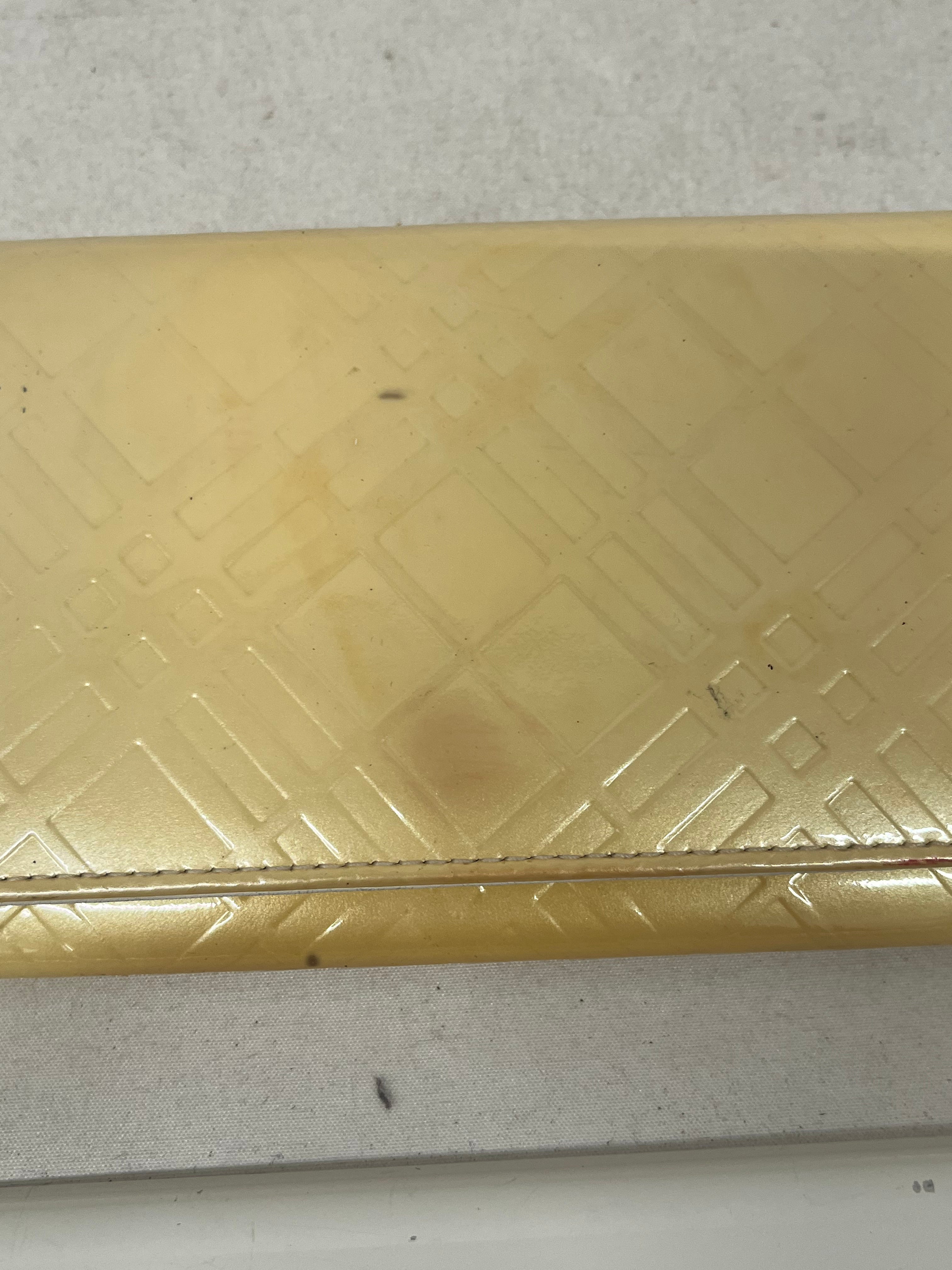 BURBERRY/Long Wallet/Leather/CRM/EMBOSSED PLAID, PATENT view 4