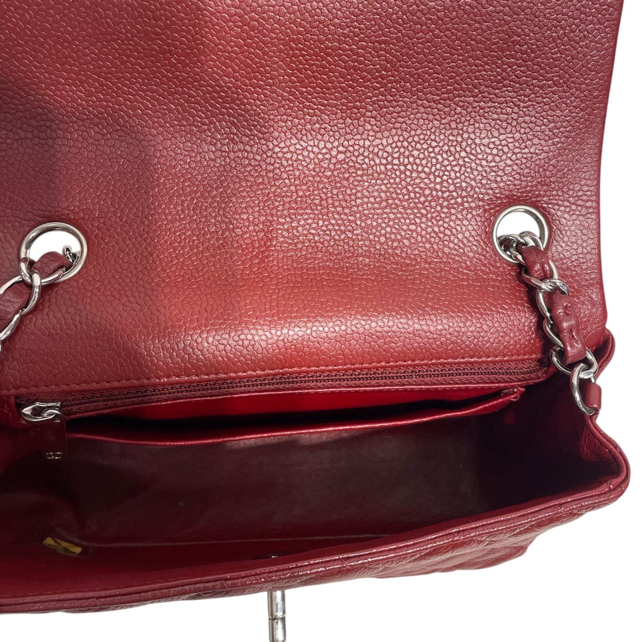 CHANEL/Cross Body Bag/Leather/BRD/TIMELESS CAVIAR FLAP BAG view 4