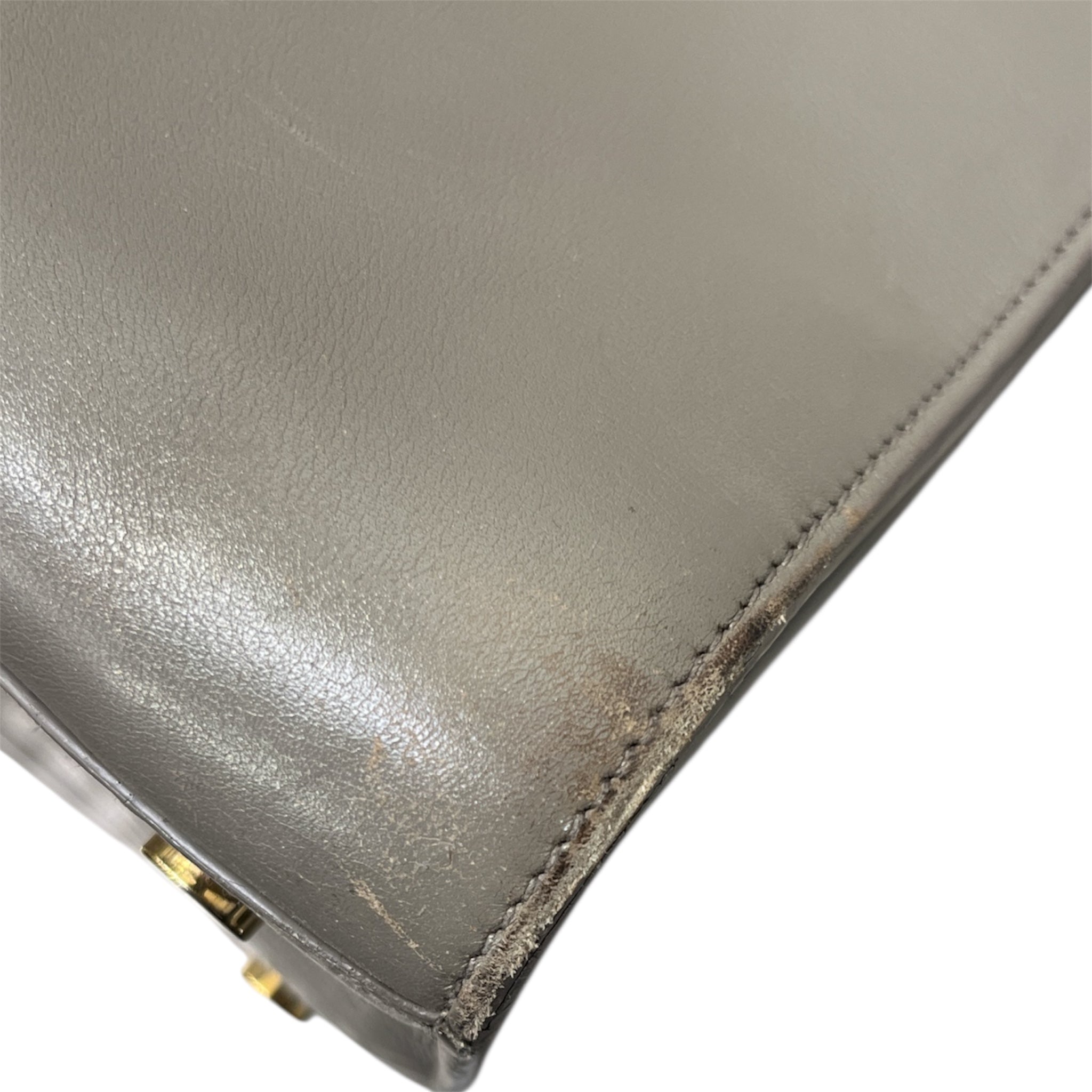 YVES SAINT LAURENT/Hand Bag/Leather/GRY/De Jour in Supple view 8