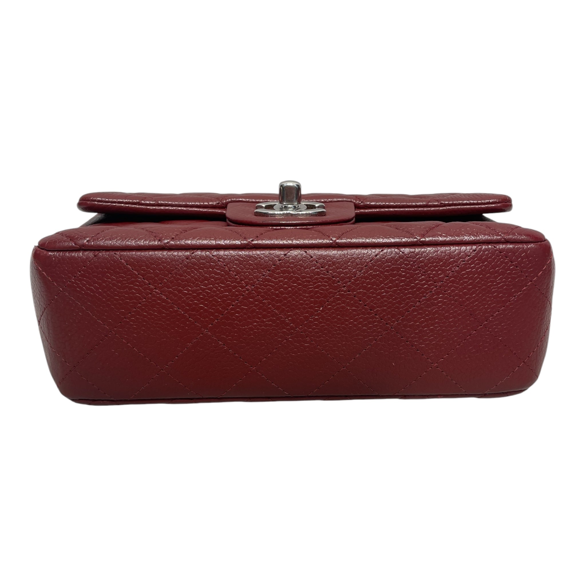 CHANEL/Cross Body Bag/Leather/BRD/TIMELESS CAVIAR FLAP BAG view 3