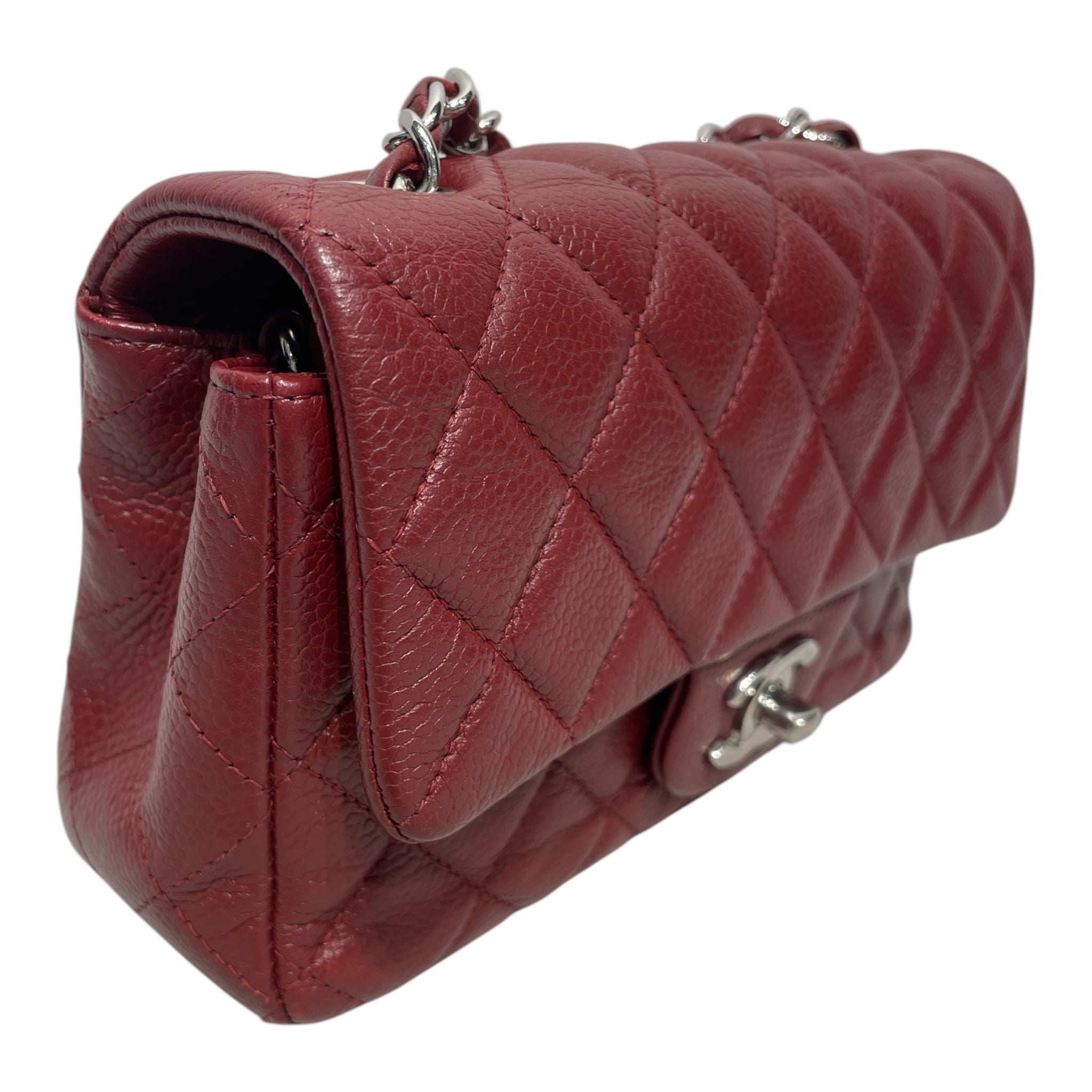 CHANEL/Cross Body Bag/Leather/BRD/TIMELESS CAVIAR FLAP BAG view 6