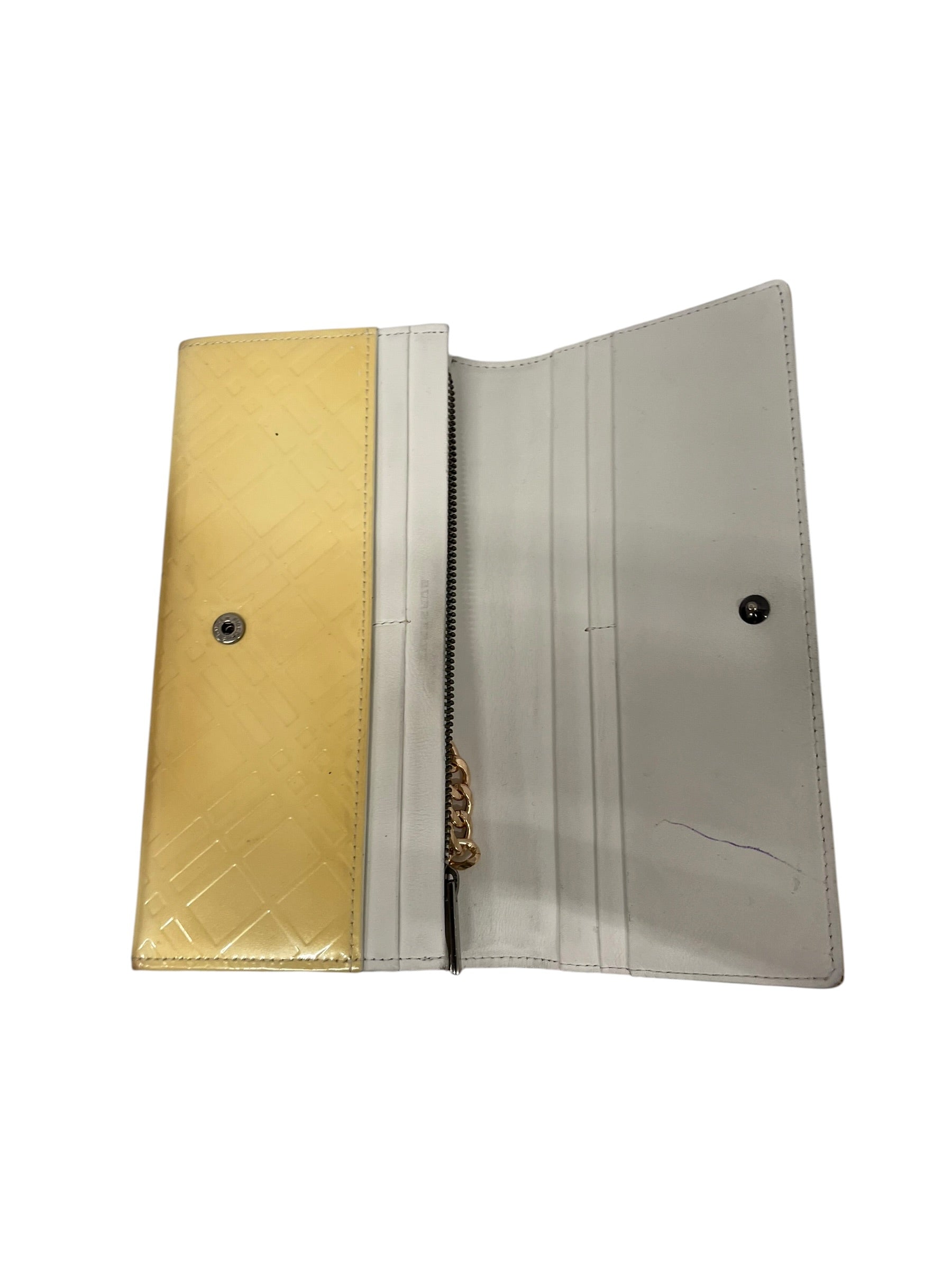 BURBERRY/Long Wallet/Leather/CRM/EMBOSSED PLAID, PATENT view 2