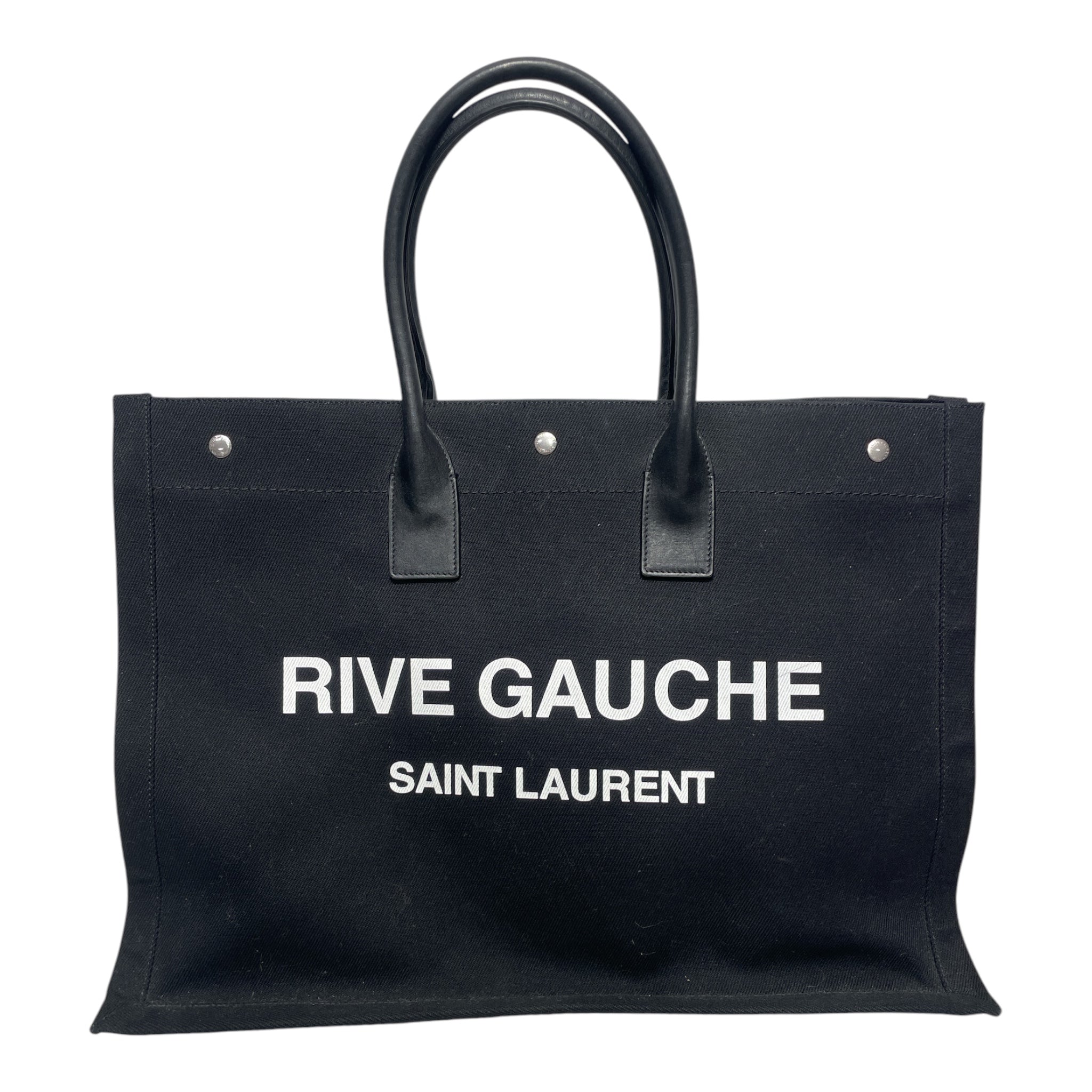 SAINT LAURENT/Tote Bag/BLK/RIVE GAUCHE TOTE BLACK view 1