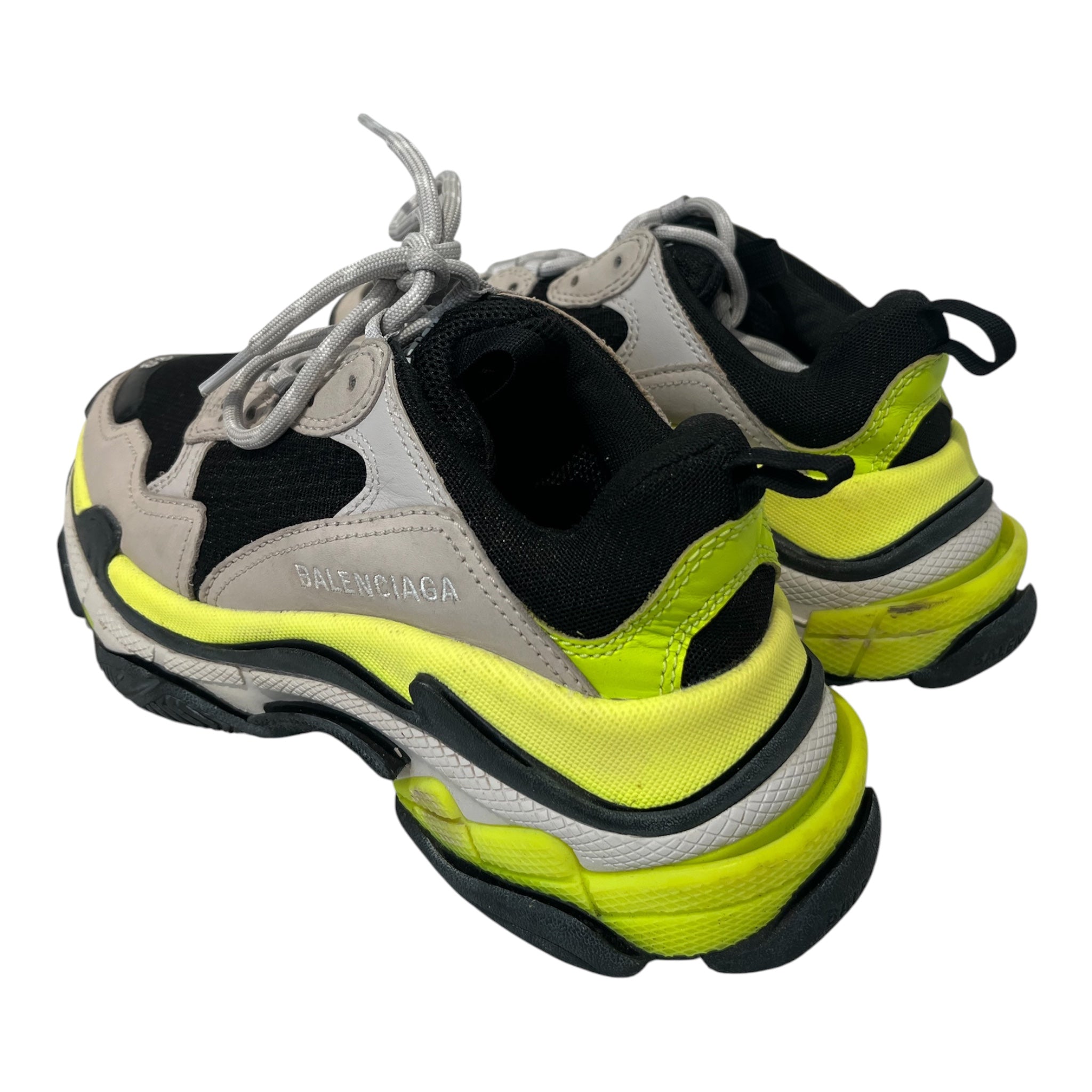 BALENCIAGA/Low-Sneakers/EU 38/Polyester/GRN/U-Tip/triple s lime green view 2