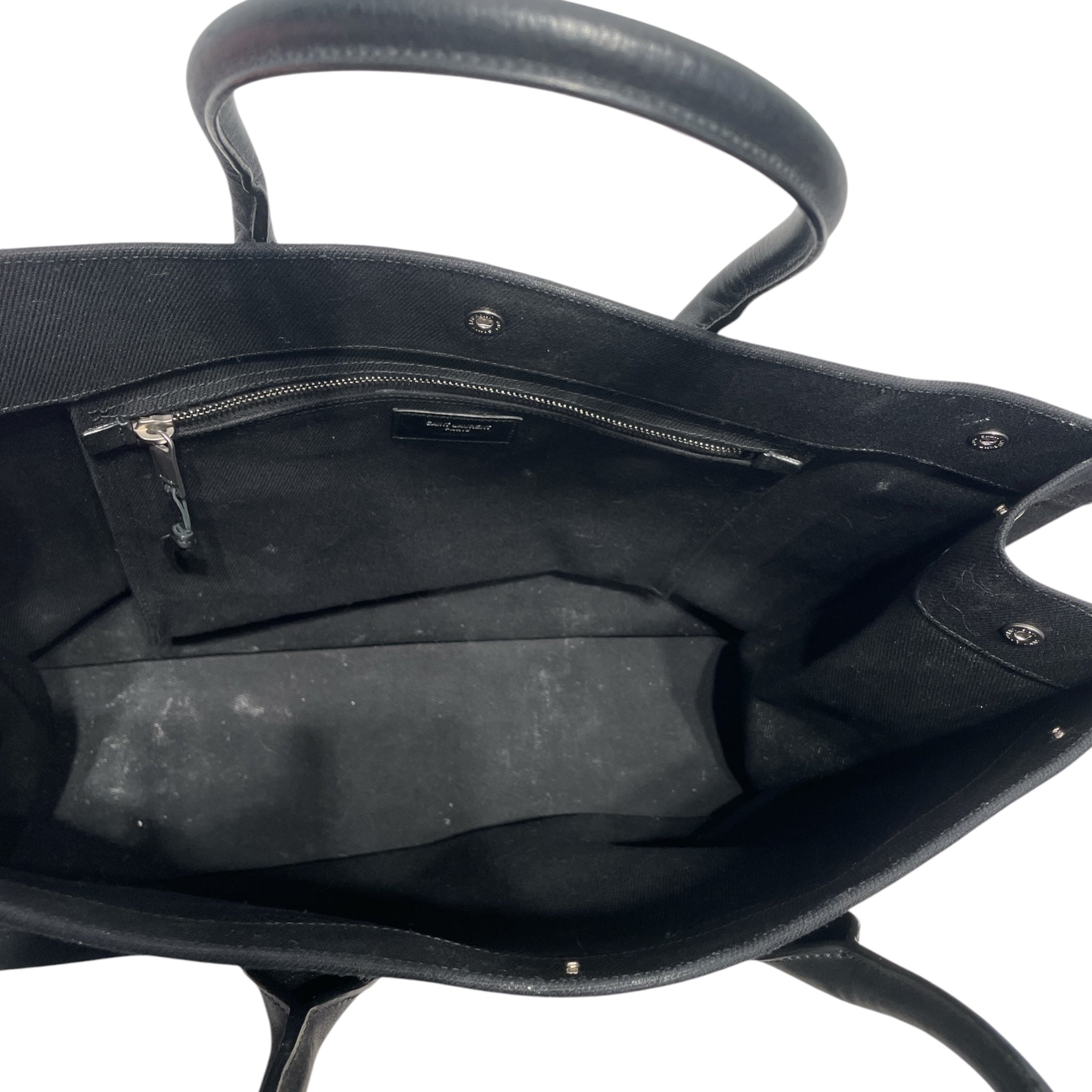 SAINT LAURENT/Tote Bag/BLK/RIVE GAUCHE TOTE BLACK view 4