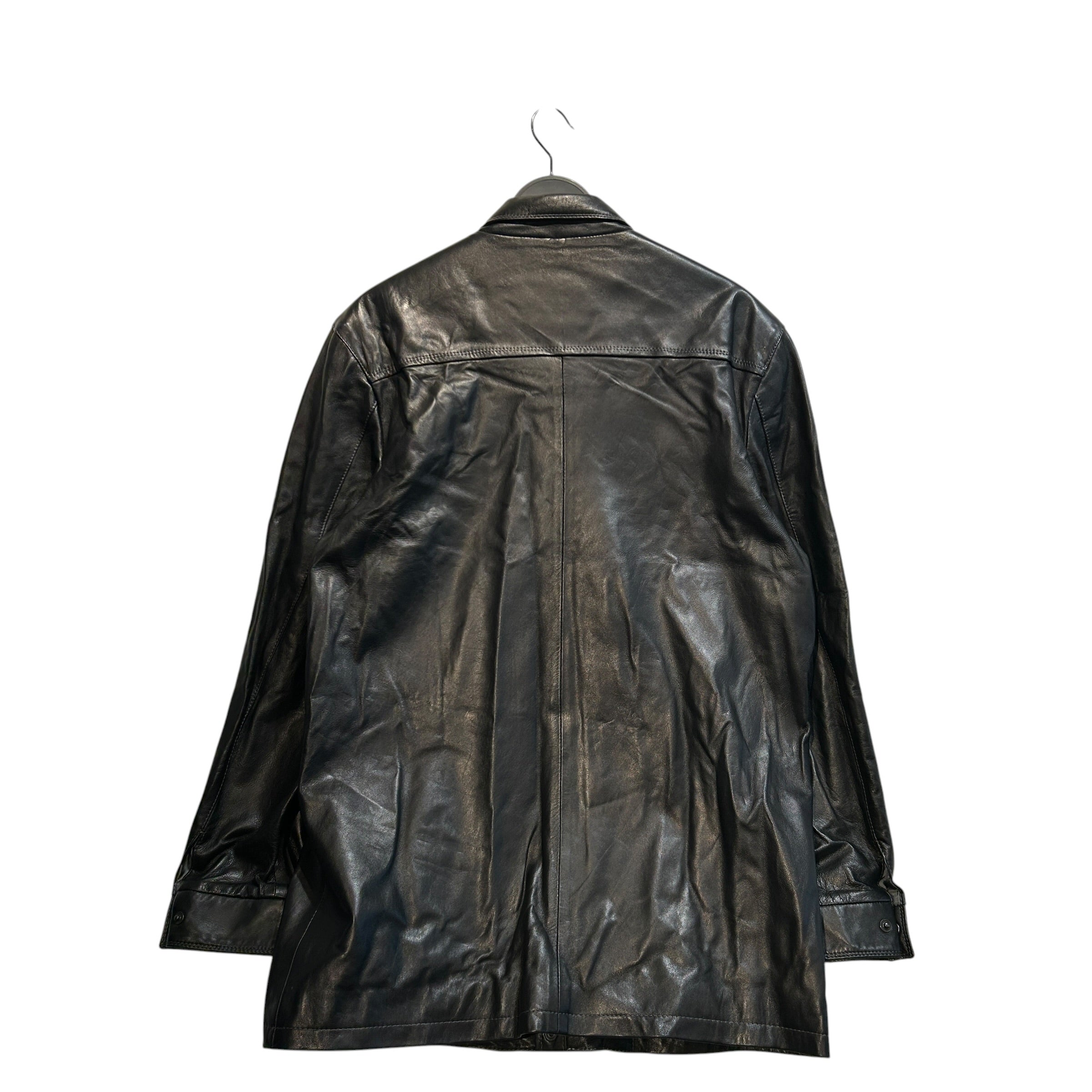 remy/Leather Jkt/42/Leather/BLK/POCKET LEFT ZIP view 2