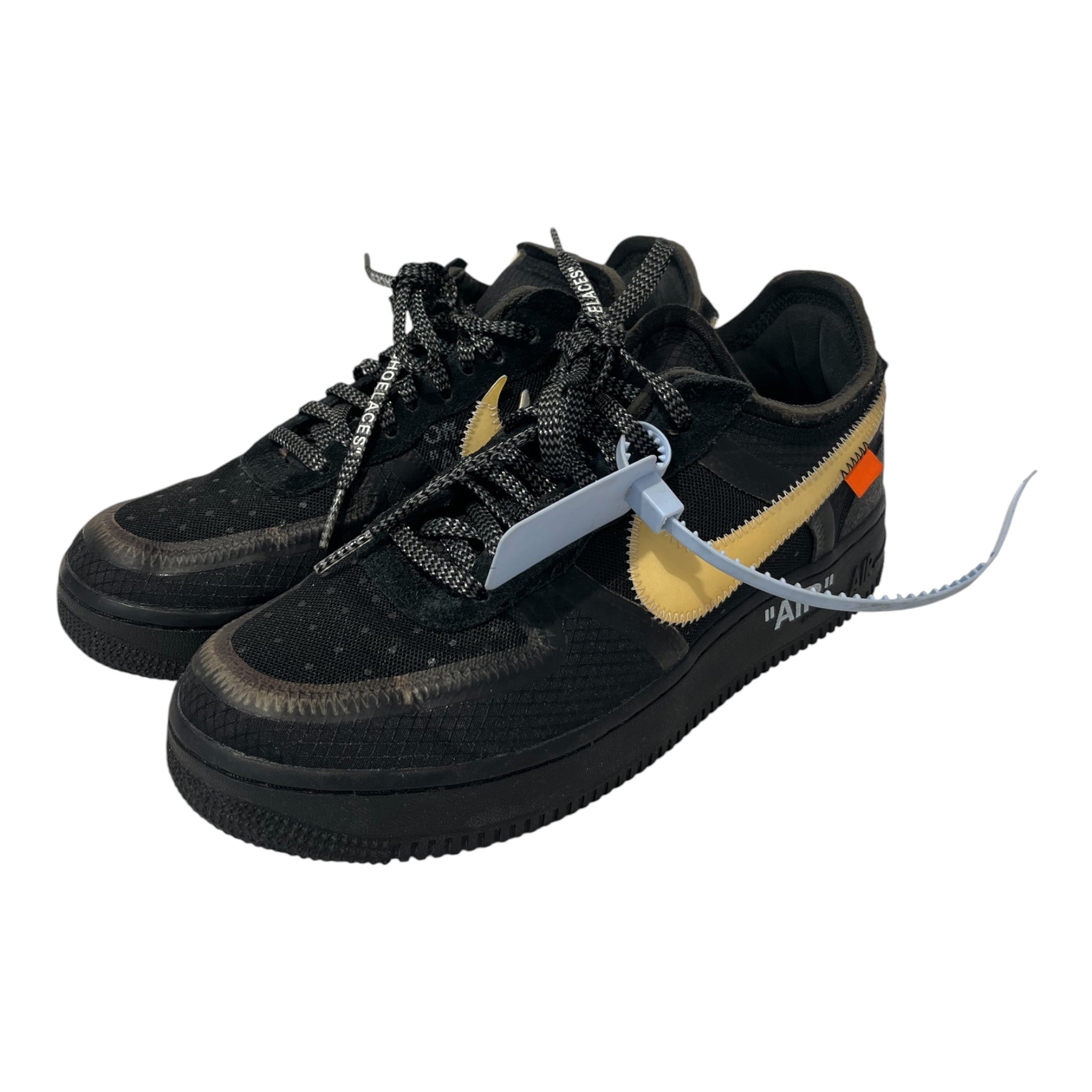 NIKE/OFF-WHITE/Low-Sneakers/US 7/Polyester/BLK/U-Tip/A04606-001 af1 view 1