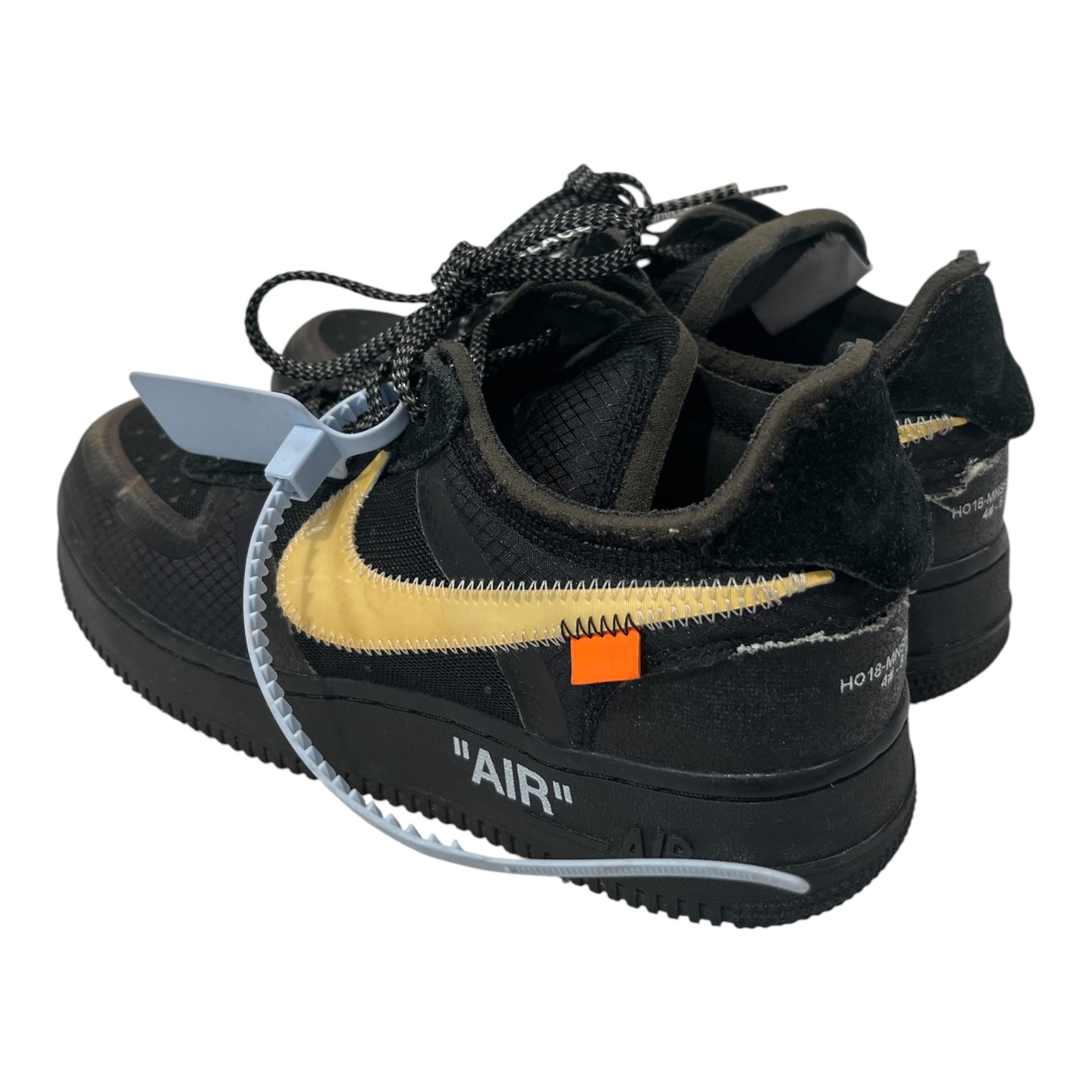NIKE/OFF-WHITE/Low-Sneakers/US 7/Polyester/BLK/U-Tip/A04606-001 af1 view 2