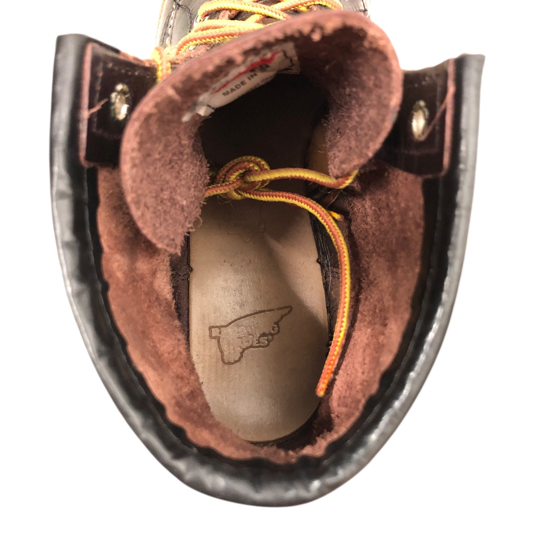 RED WING/Boots/US 8/Leather/BRD/CLASSIC MOC TOE view 3