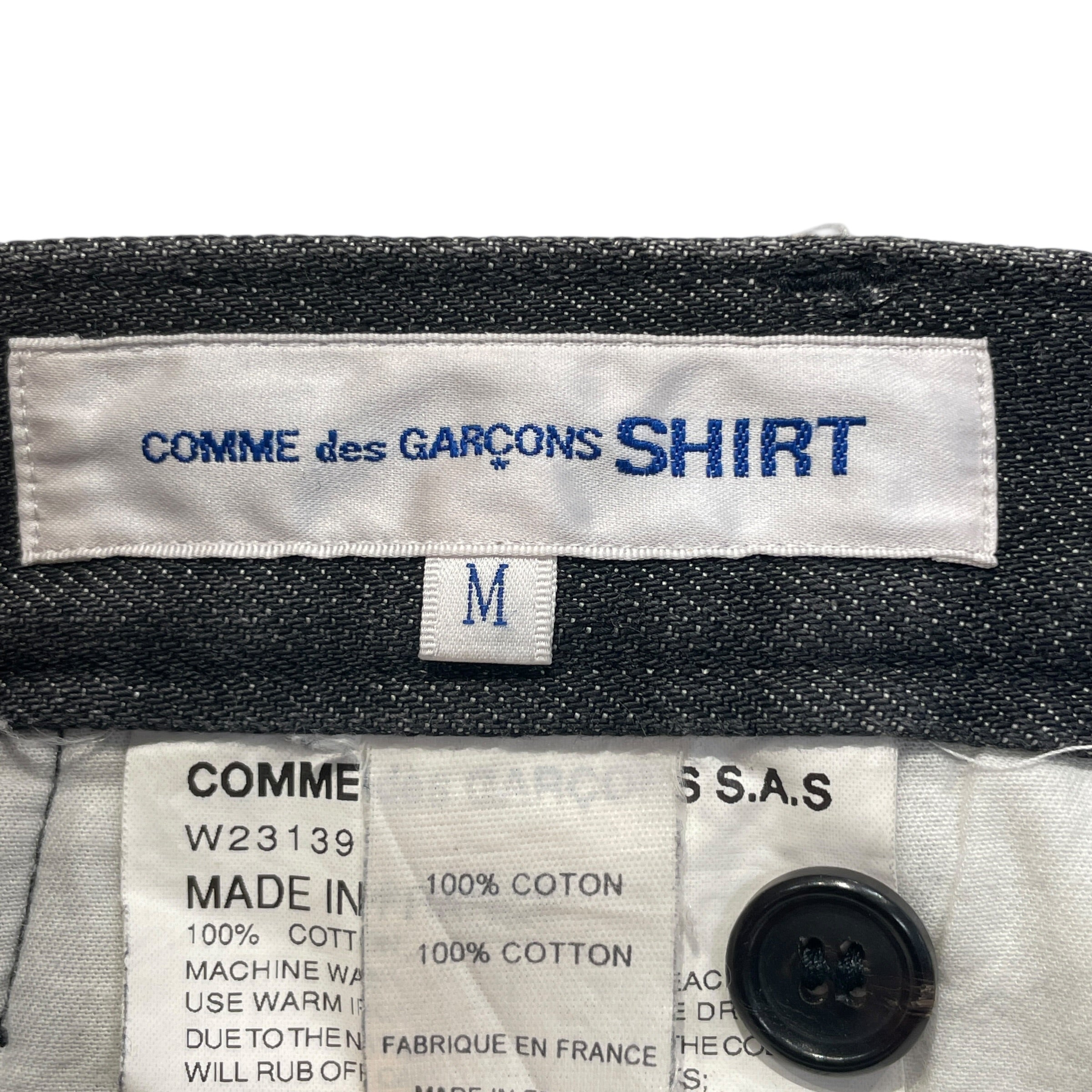 COMME des GARCONS SHIRT/Straight Pants/M/Denim/GRY/W23139 view 3