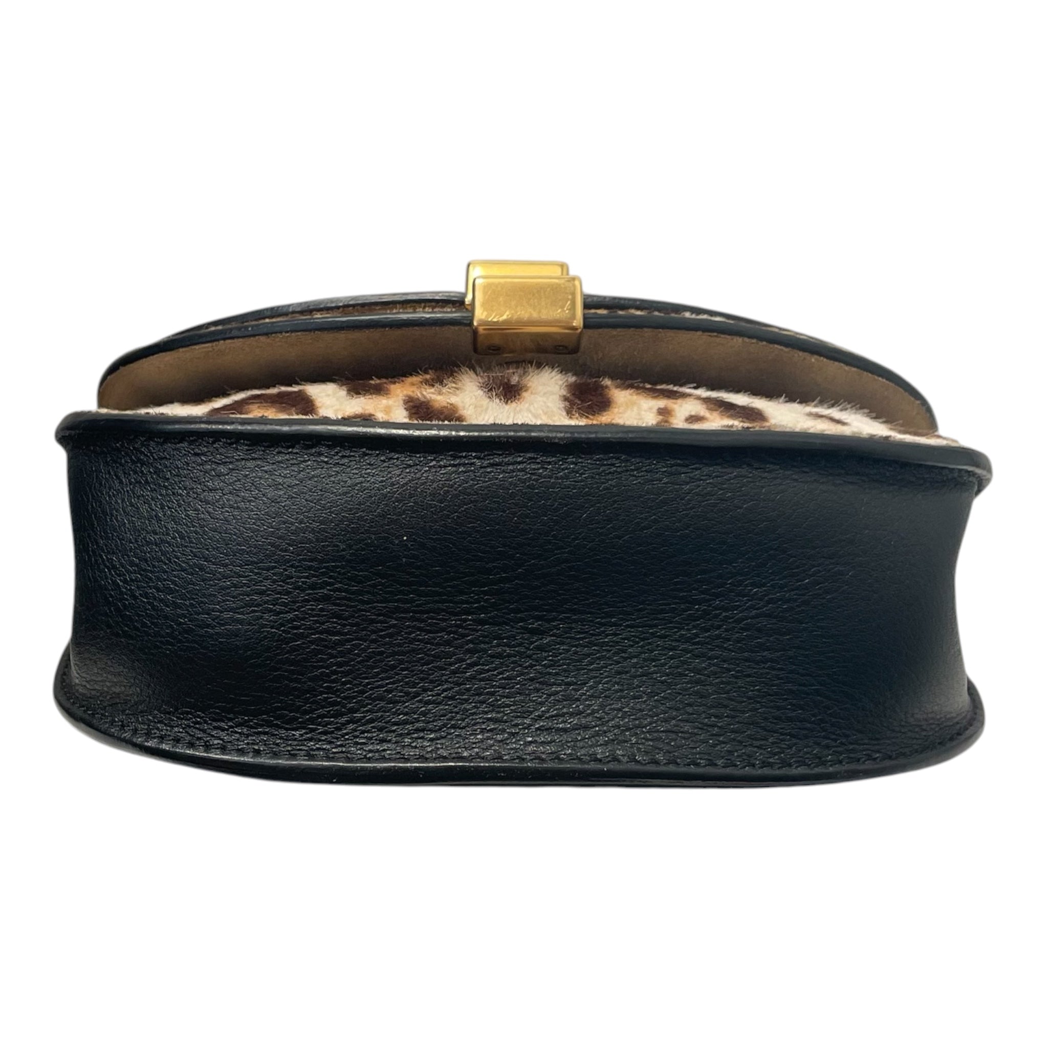 Chloe/Cross Body Bag/Animal Pattern/Fur/BEG/GEORGIA BELT BAG PONY HAIR view 3