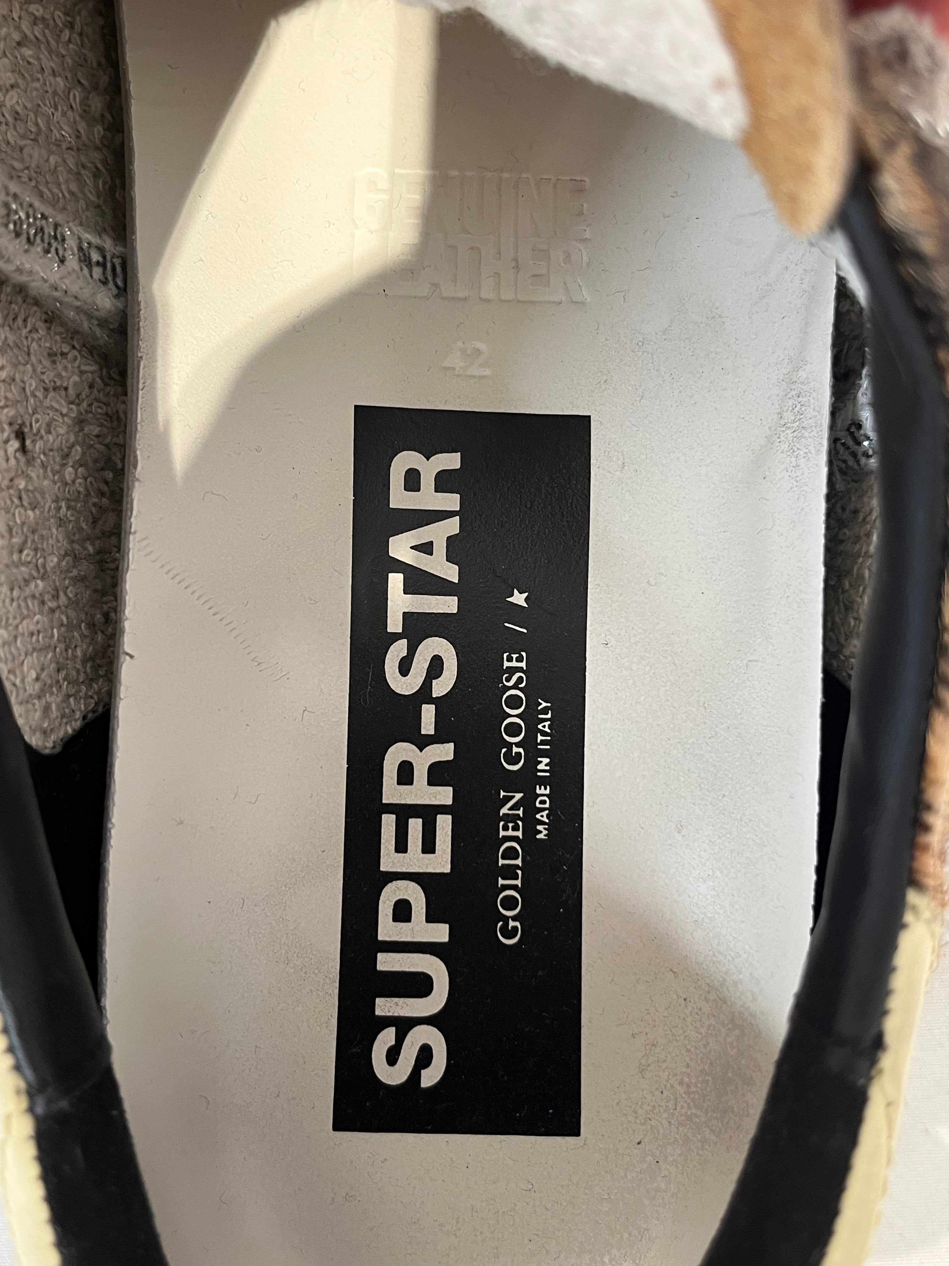 GOLDEN GOOSE/Low-Sneakers/US 9/Leopard/Polyester/BRW/DB LEOPARD HAIR PRINT view 3