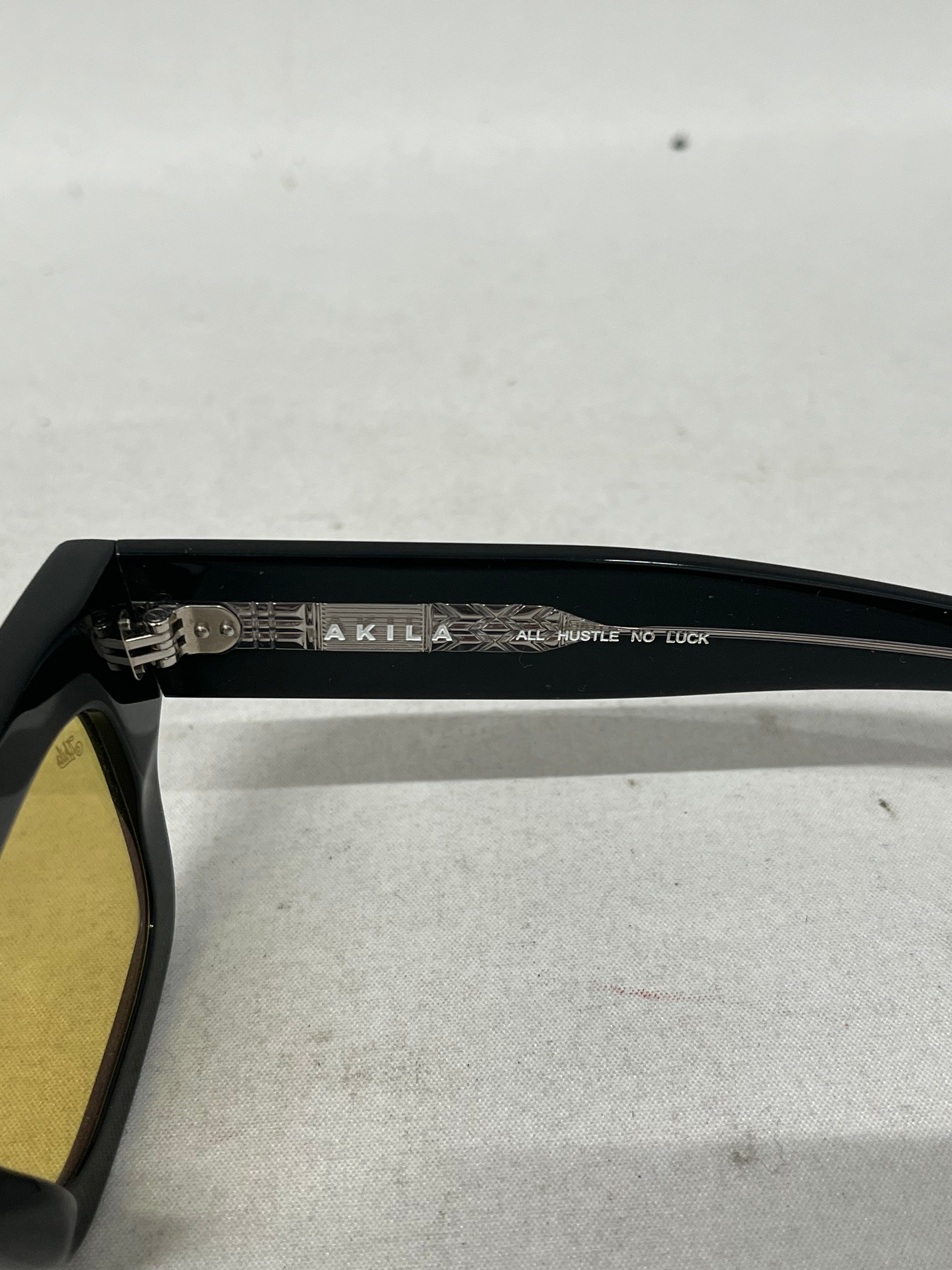 AKILA/Sunglasses/Plastic/BLK/ARES ALL HUSTLE NO LUCK view 4