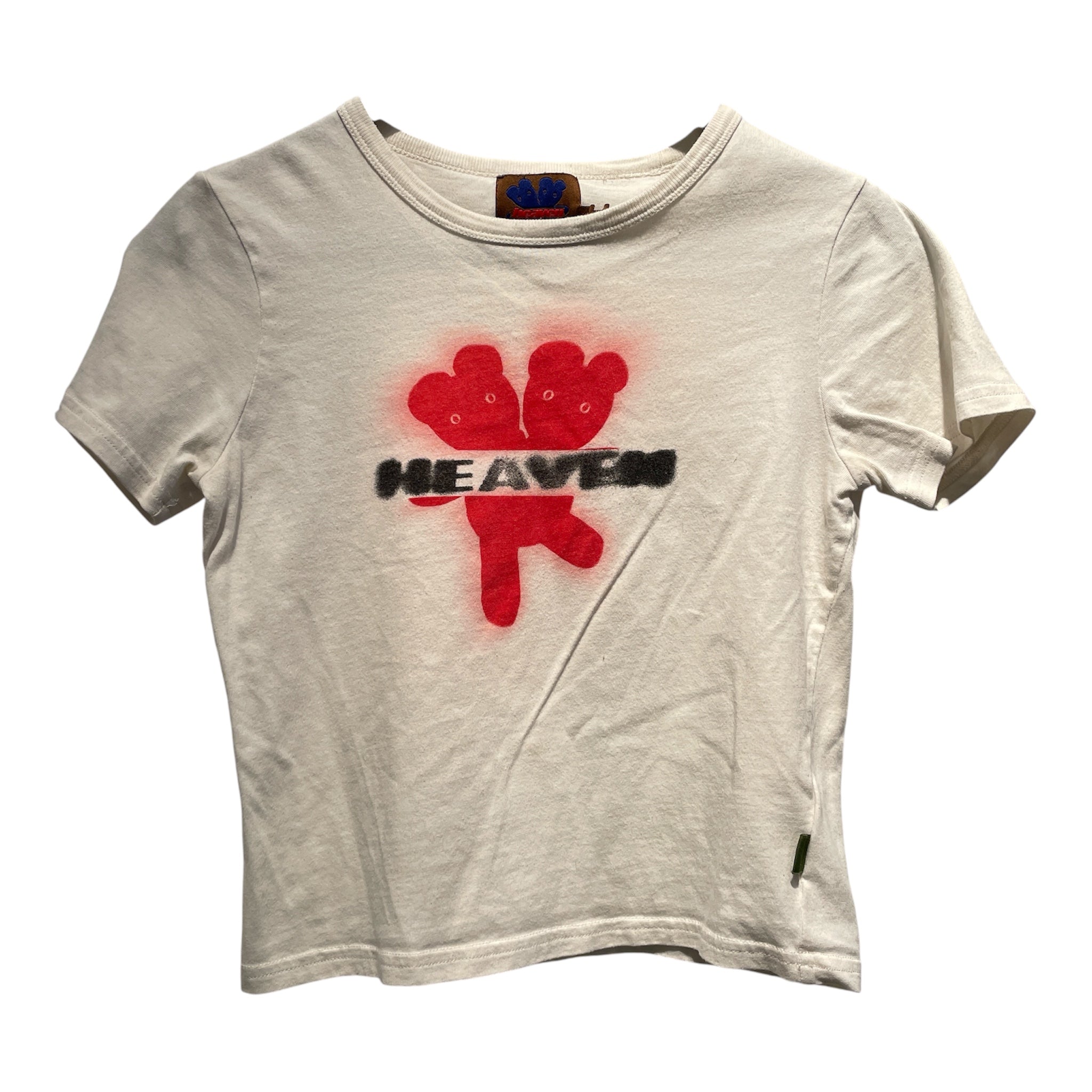 Heaven By Marc Jacobs/T-Shirt/XS/Graphic/Cotton/WHT/Red Logo view 1
