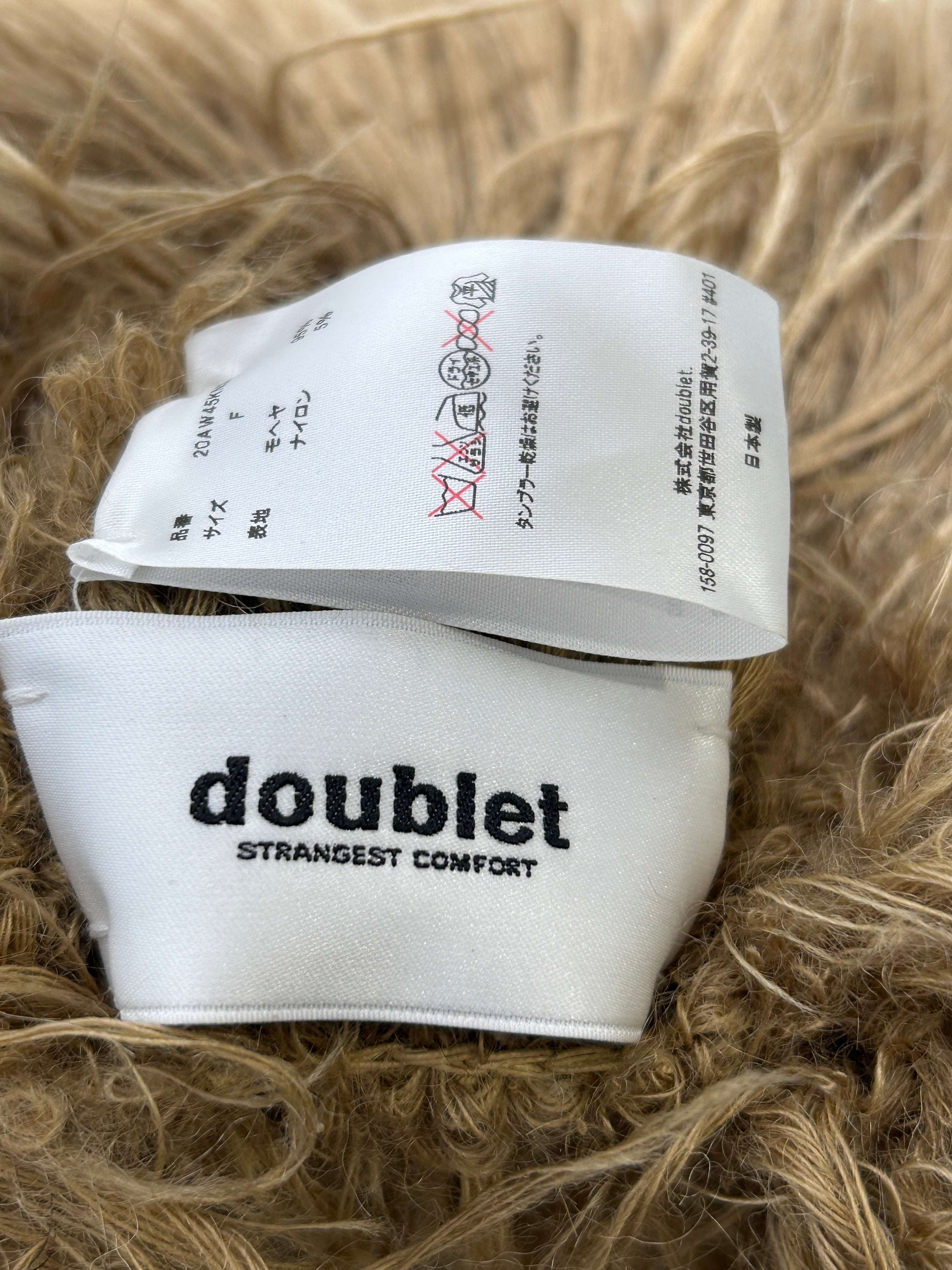 doublet/Headwear/Fur/CML/MOHAIR FUR RASTA CAP view 3