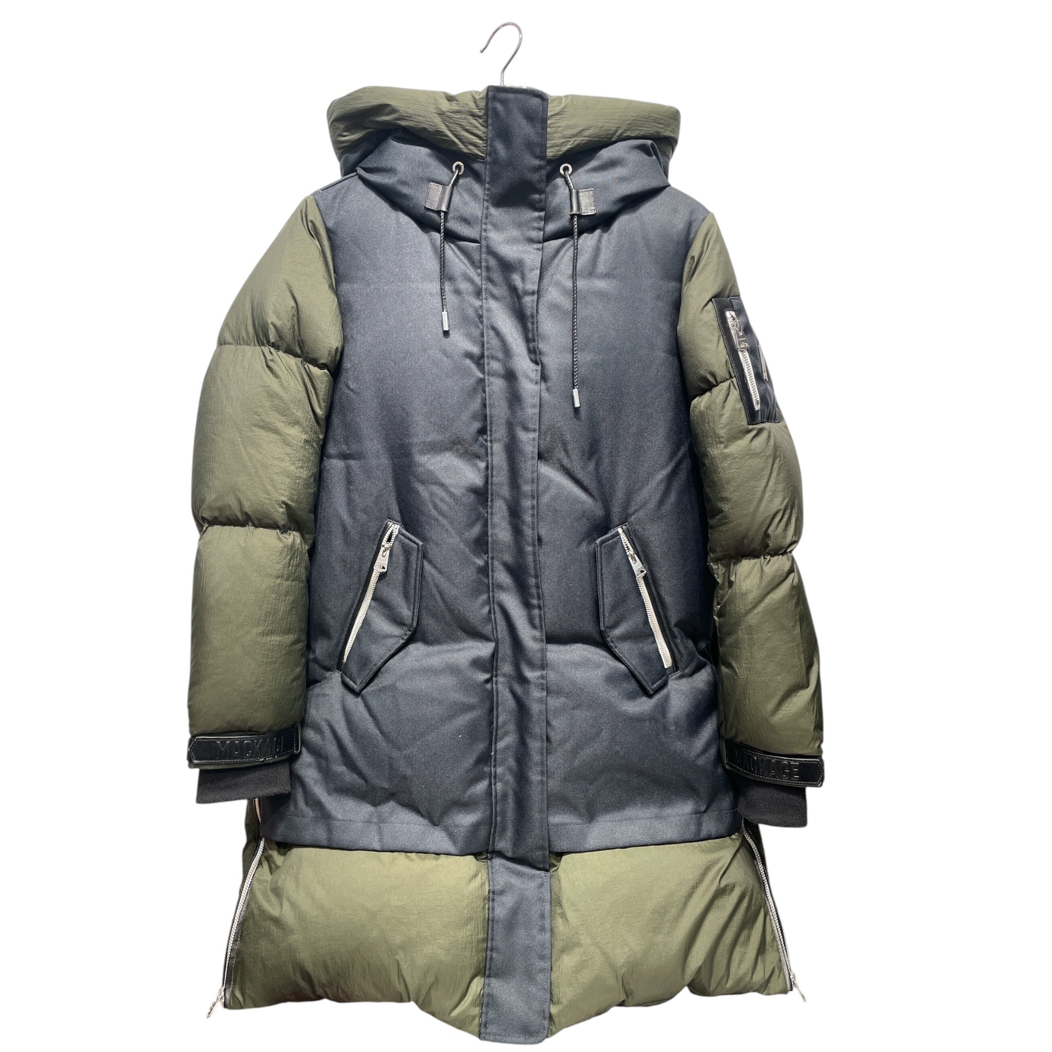 MACKAGE/Mod Parka/S/Nylon/GRN/GREEN/NAVY INARI COAT view 1