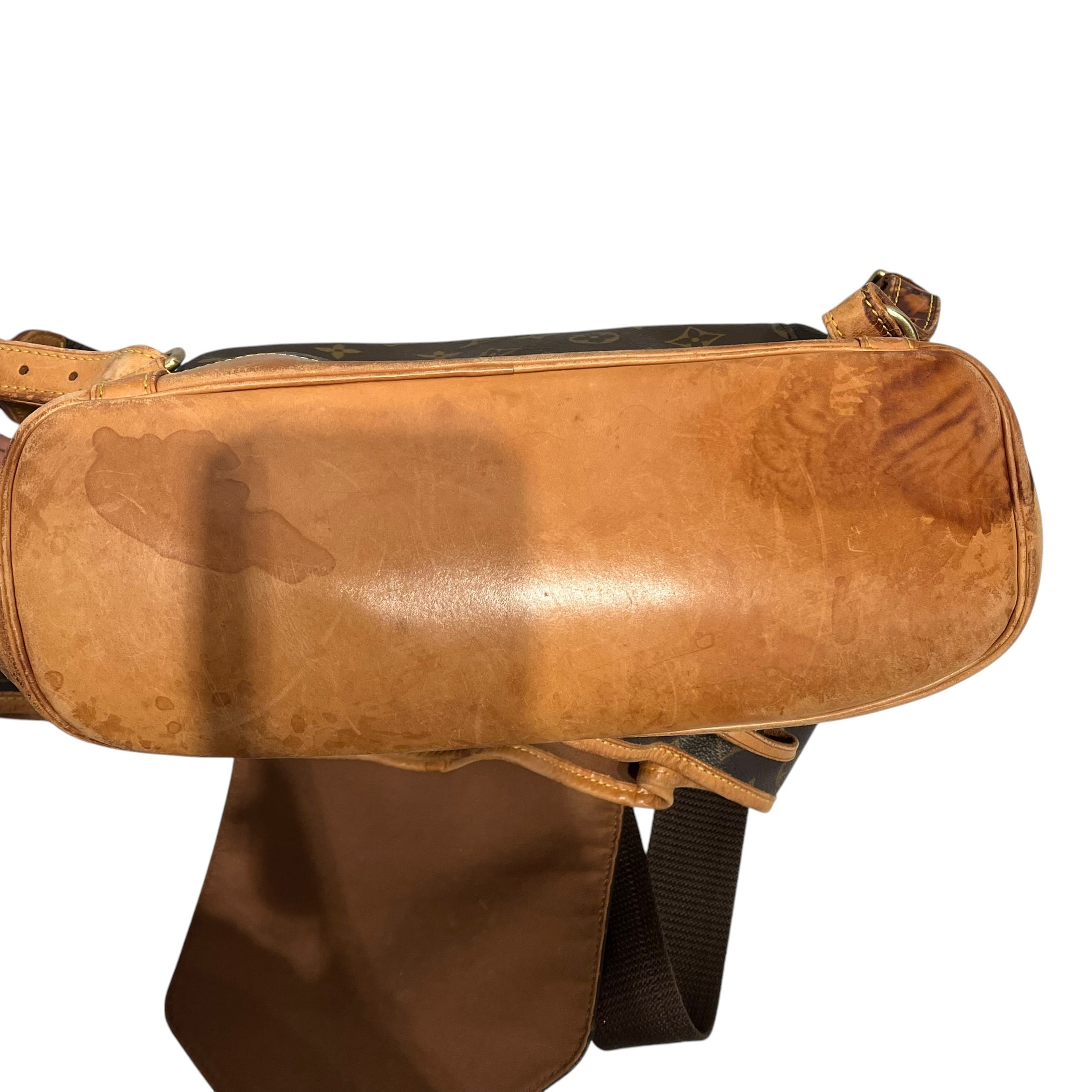LOUIS VUITTON/Backpack/Monogram/Leather/BRW/montsouris view 3