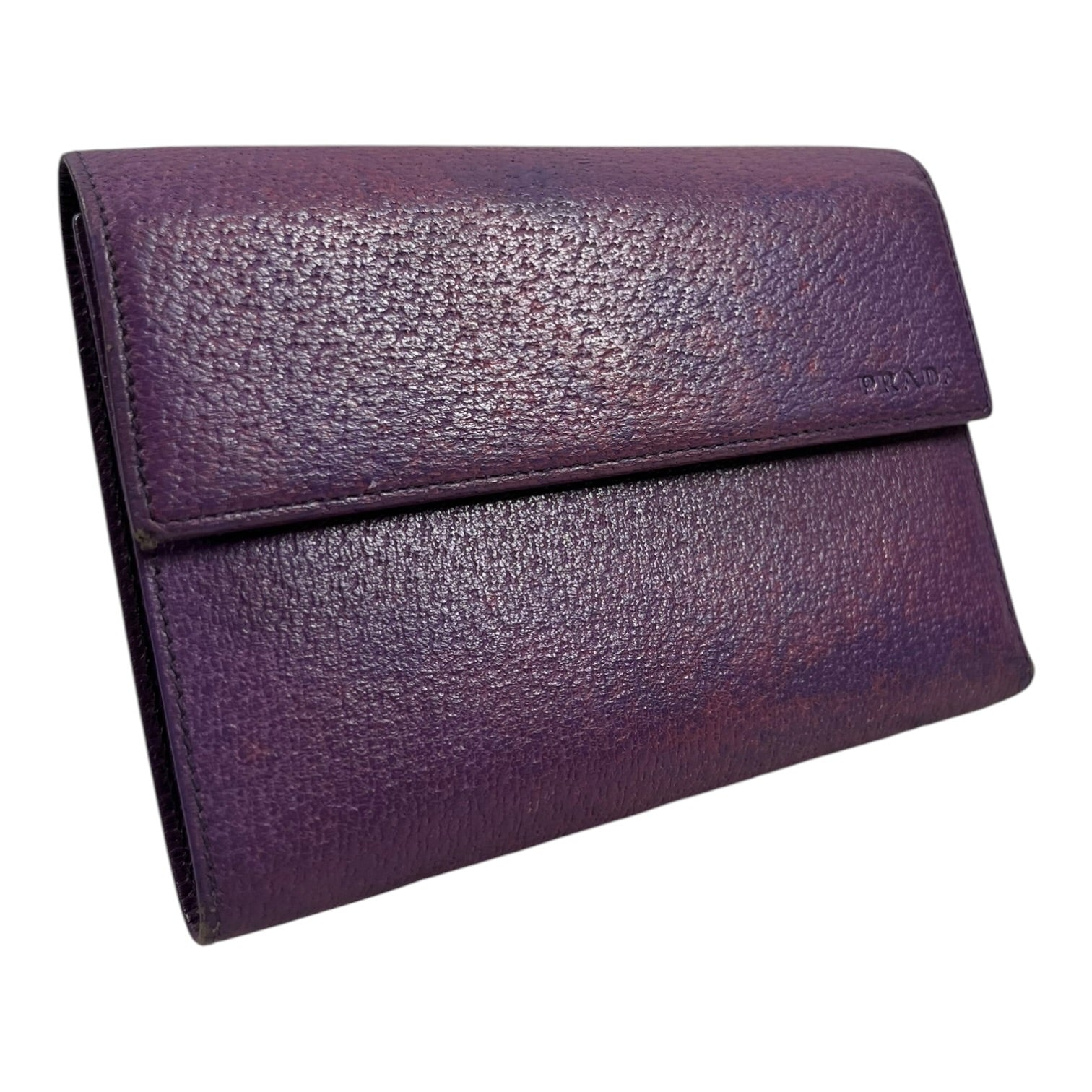 PRADA/Trifold Wallet/Nylon/PPL/L's/ view 1
