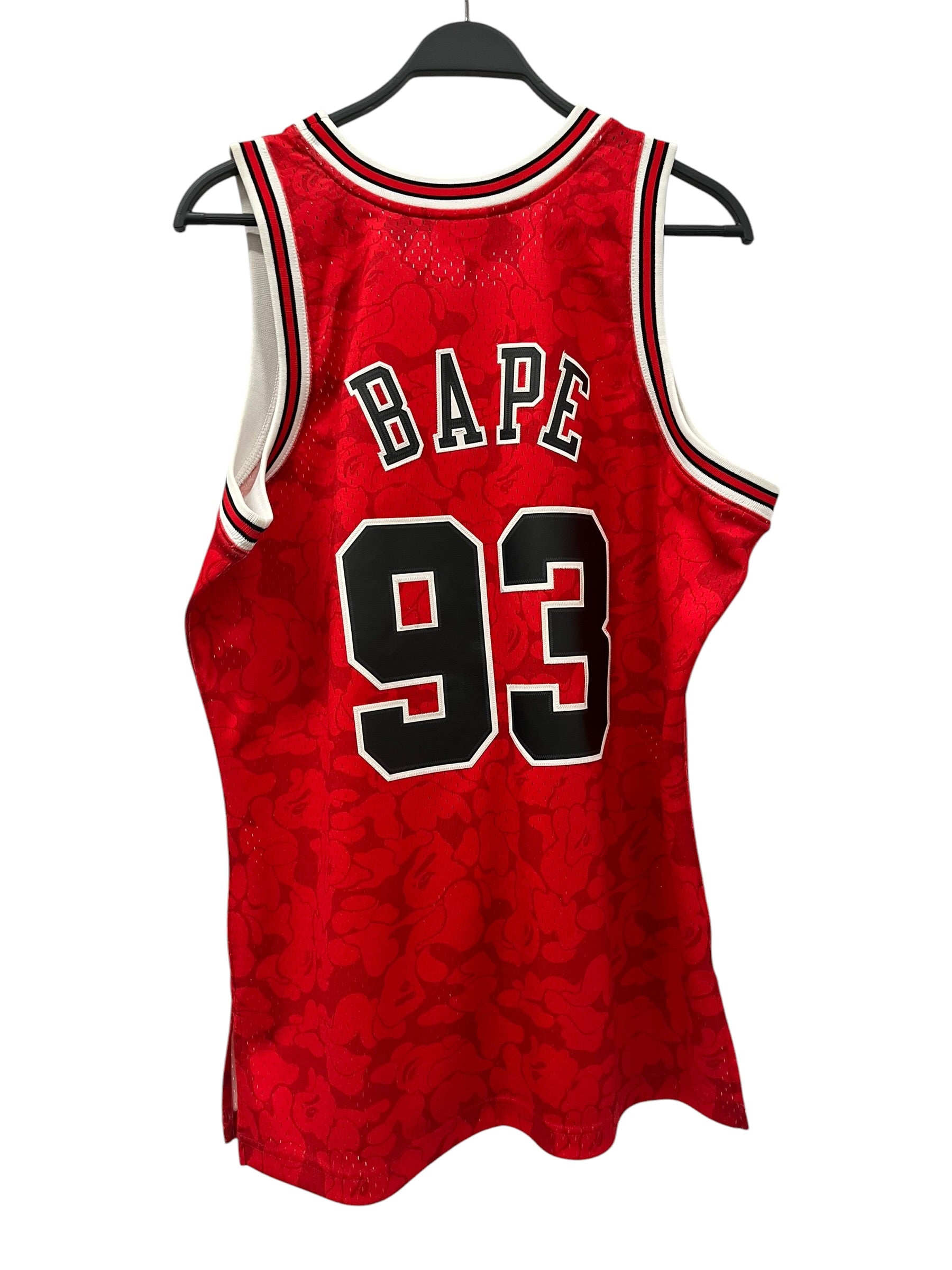 mitchell&ness/A BATHING APE/Tank Top/L/Polyester/RED/CHICAGO BULLS BAPE JERSEY view 2