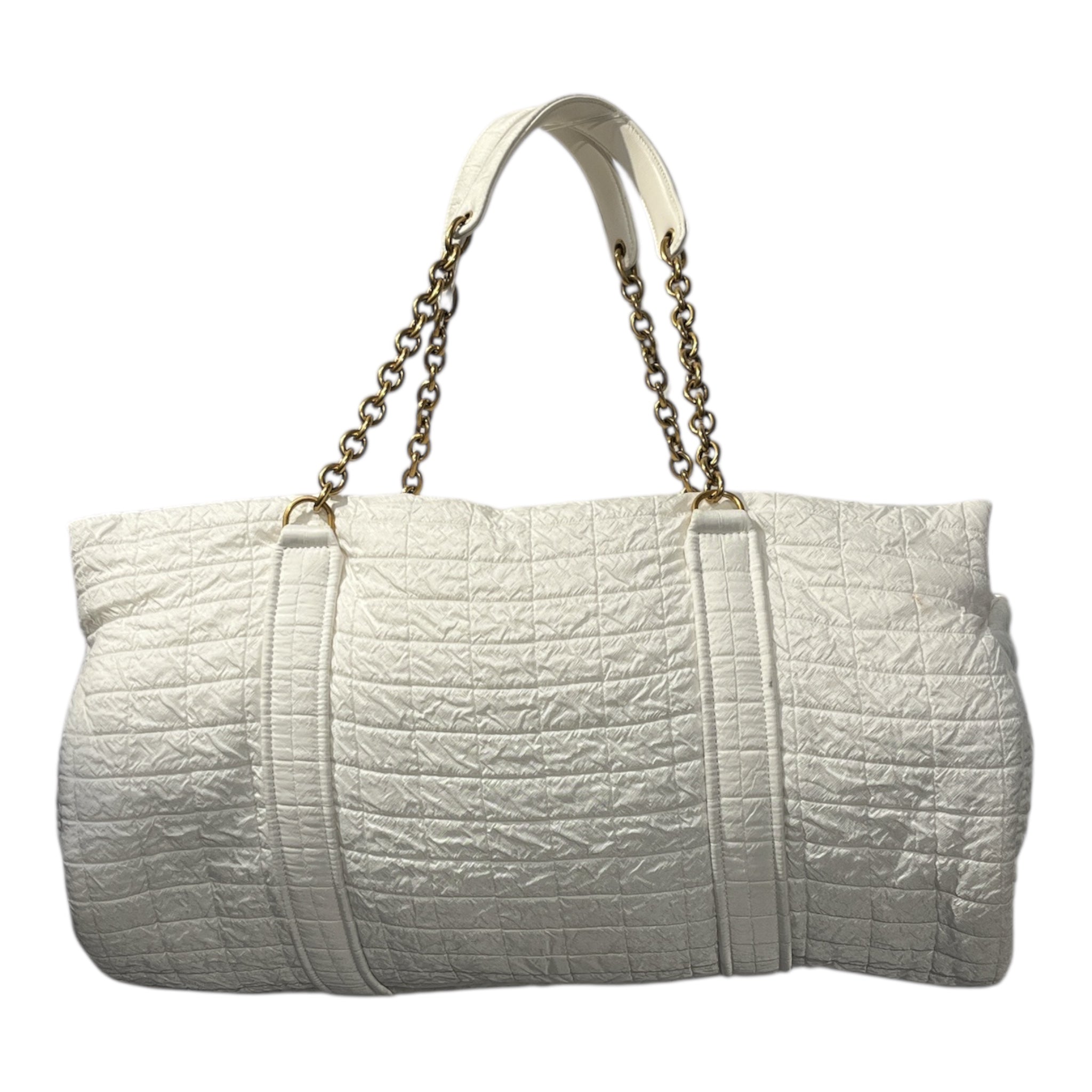 SAINT LAURENT/Hand Bag/Nylon/WHT/GLORIA DUFFLE view 2