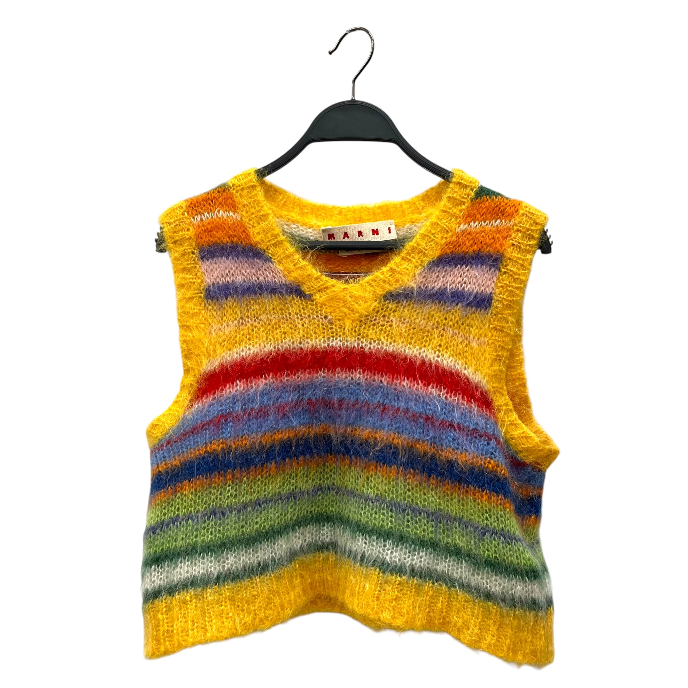 MARNI/Fleece Vest/40/Stripe/Wool/MLT/mohair view 1