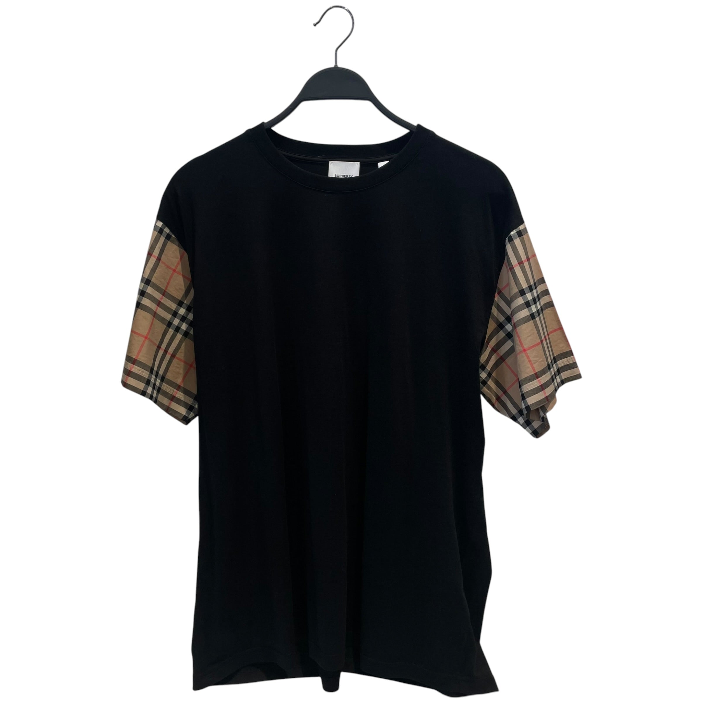 BURBERRY LONDON/T-Shirt/L/Cotton/BLK/Burberry Classic Checkard Shir view 1
