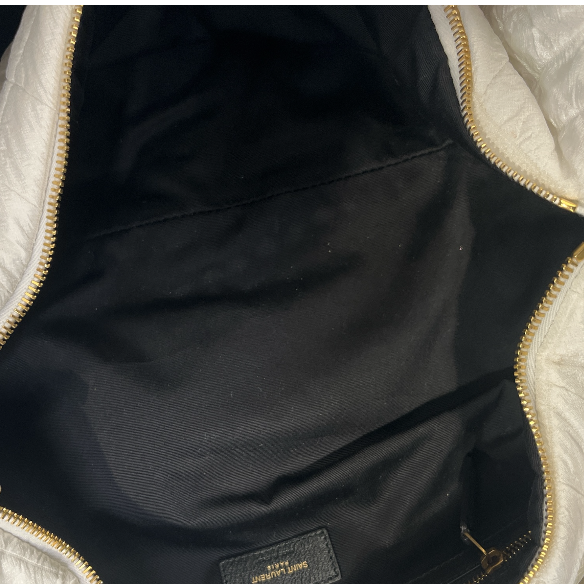 SAINT LAURENT/Hand Bag/Nylon/WHT/GLORIA DUFFLE view 4