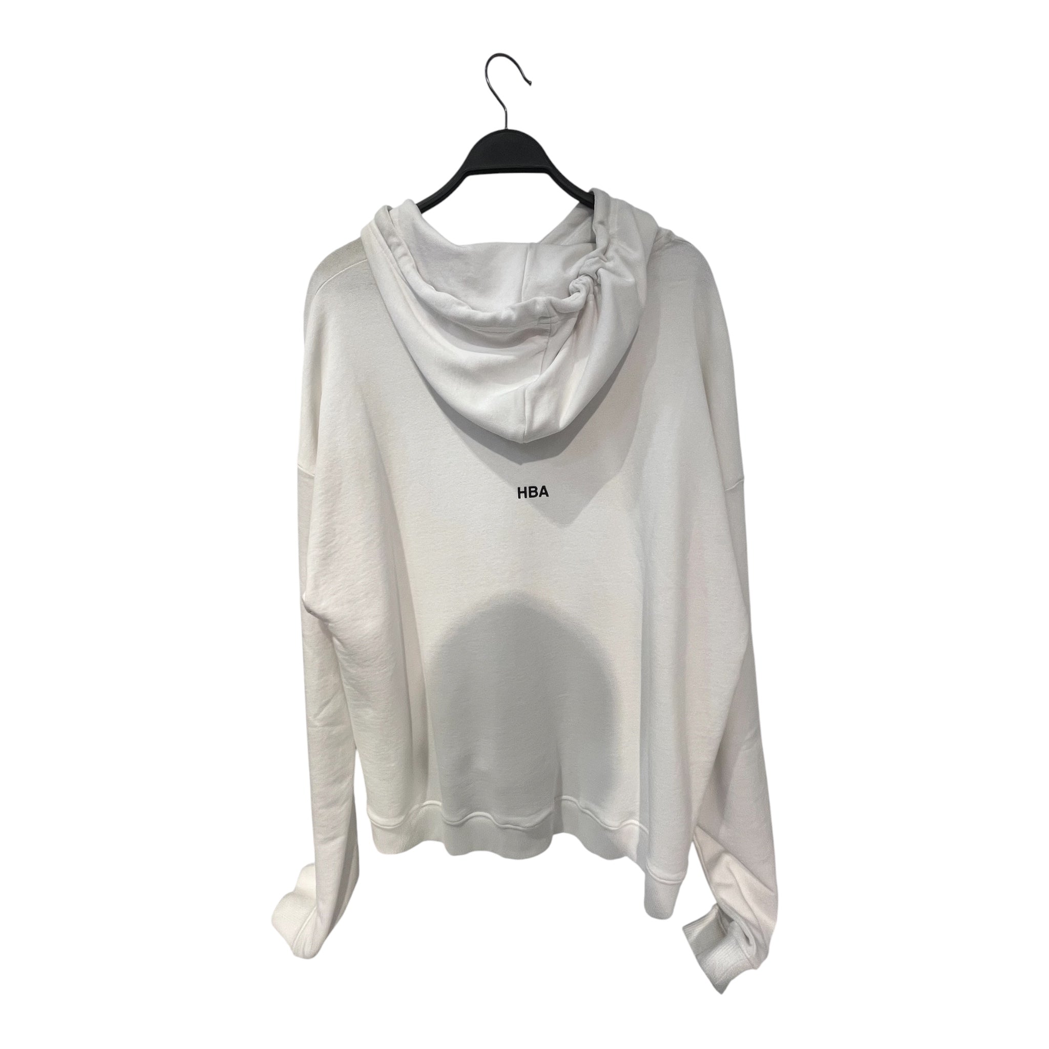 HOOD BY AIR./Hoodie/S/Cotton/BLK/MUSEUM HOODIE WHT view 2