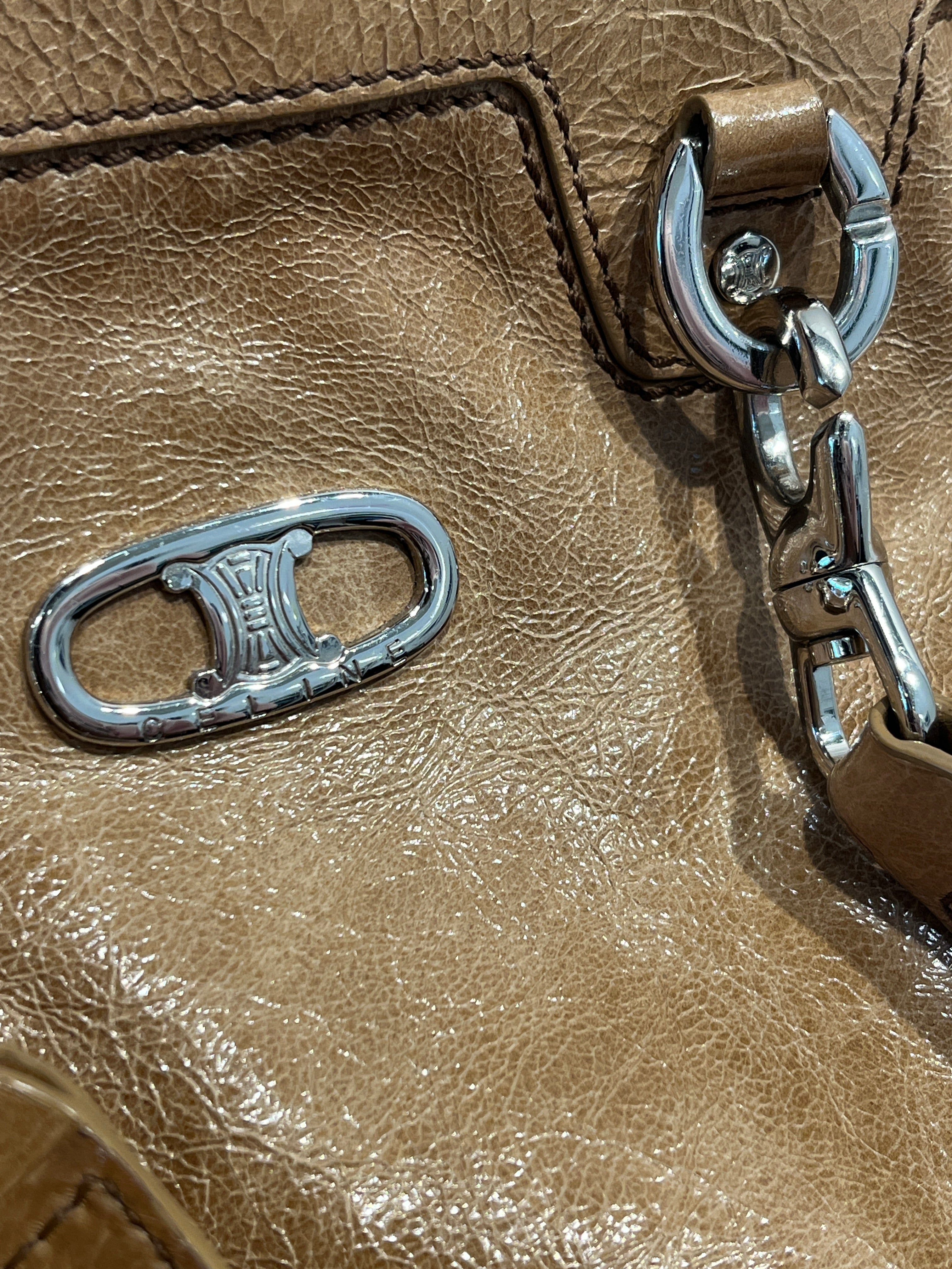 CELINE/Hand Bag/Leather/BEG/ view 6