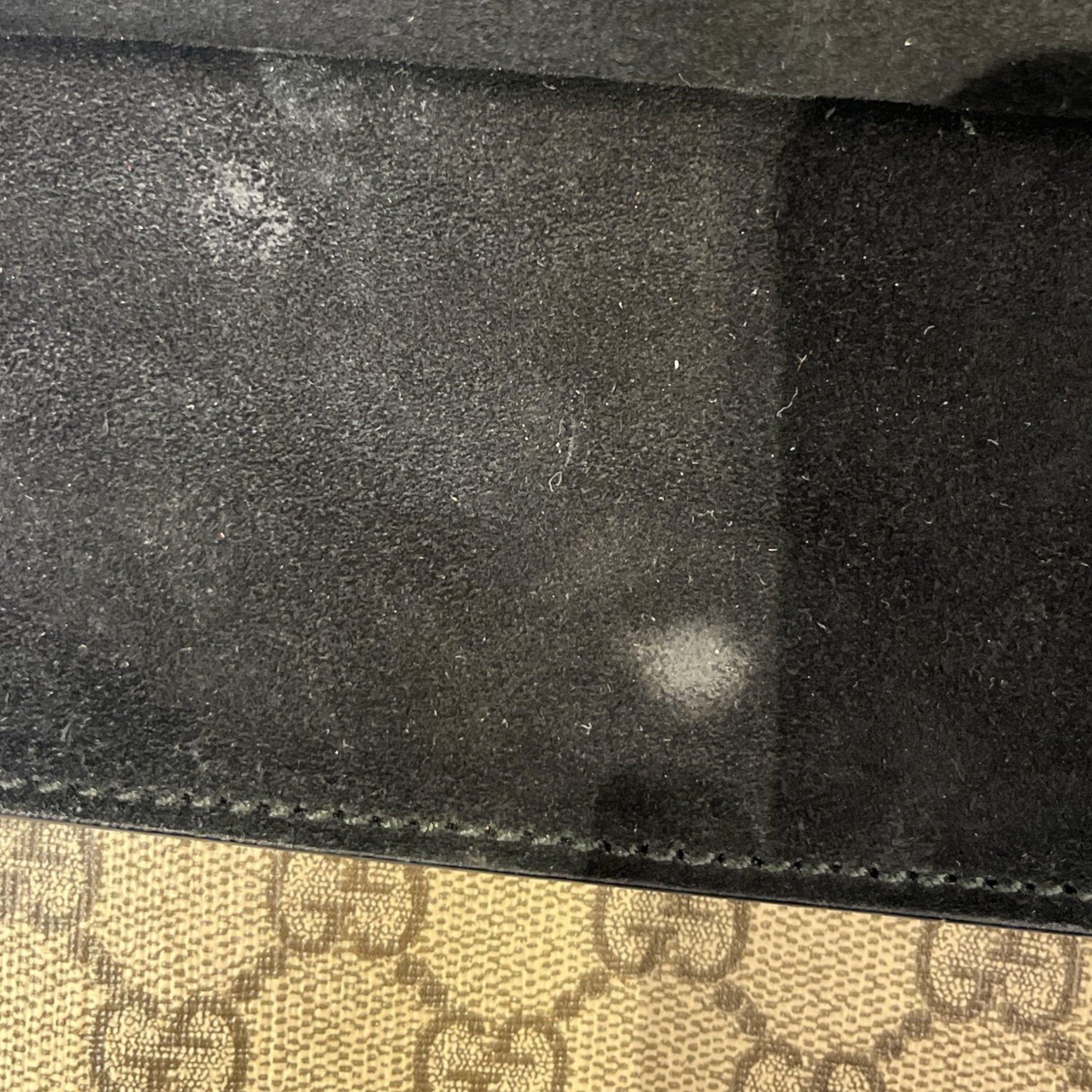 GUCCI/Hand Bag/Monogram/BEG/DIONYSUS, BLK SUEDE INTERIOR view 6