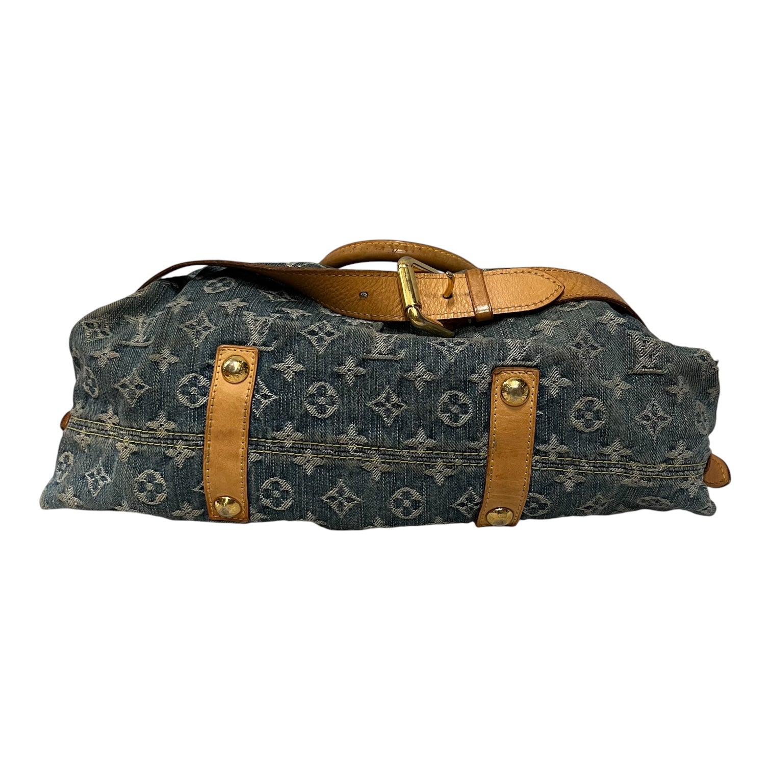 LOUIS VUITTON/Cross Body Bag/Monogram/Denim/BLU/neo cabby view 4