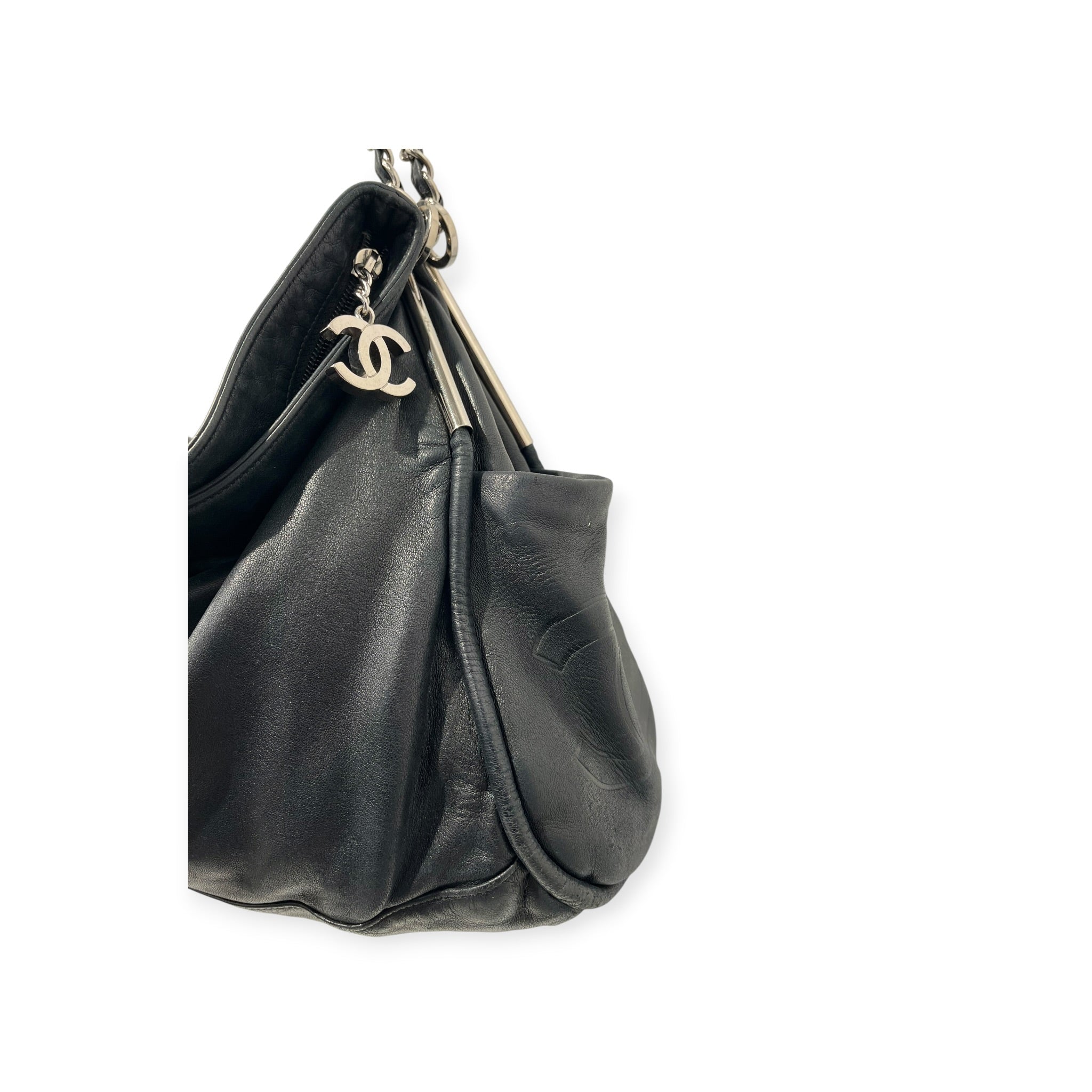 CHANEL/Tote Bag/Leather/BLK/ULTIMATE SOFT HOBO TOTE view 9