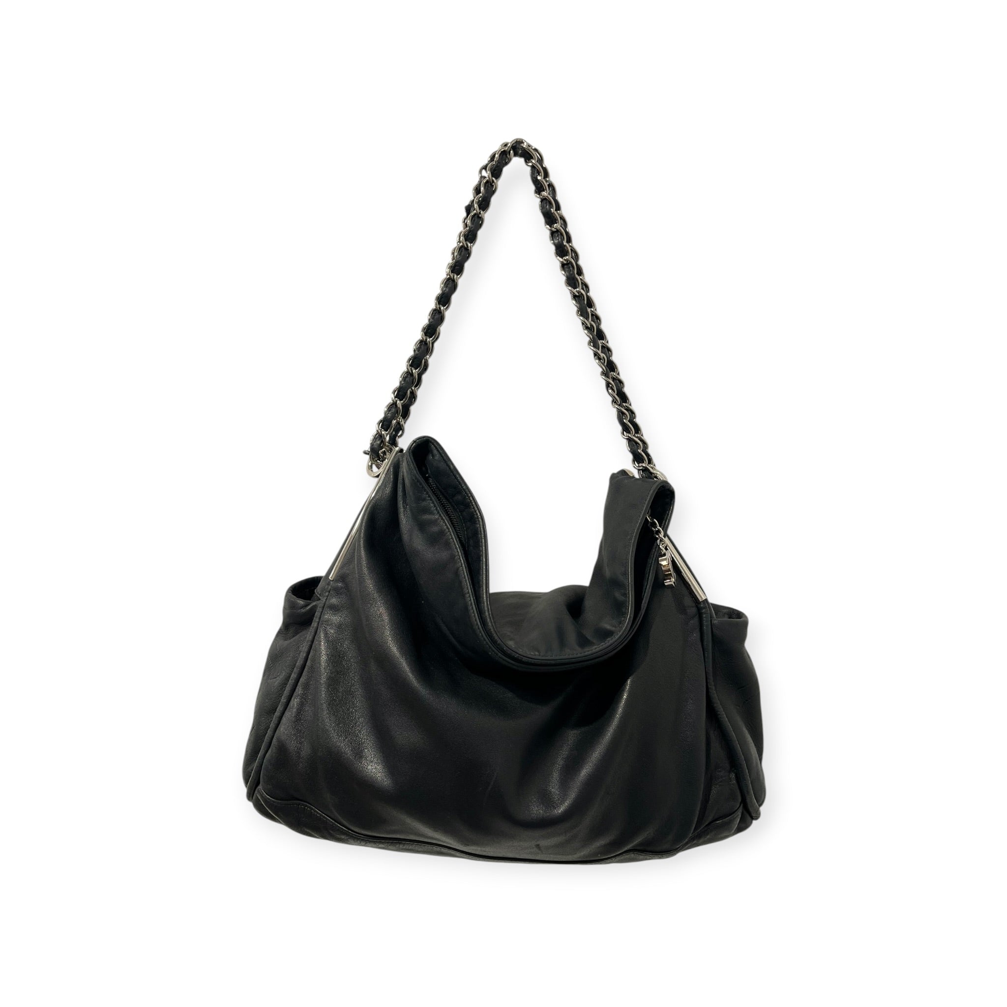 CHANEL/Tote Bag/Leather/BLK/ULTIMATE SOFT HOBO TOTE view 1