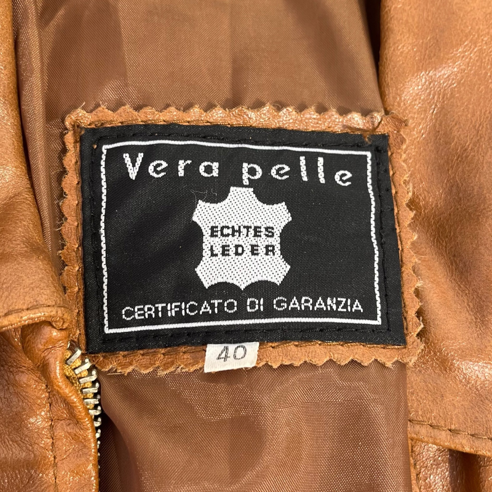 VERA PELLE/Leather Jkt/40/Leather/CML/ECHTES LEDER JACKET view 3