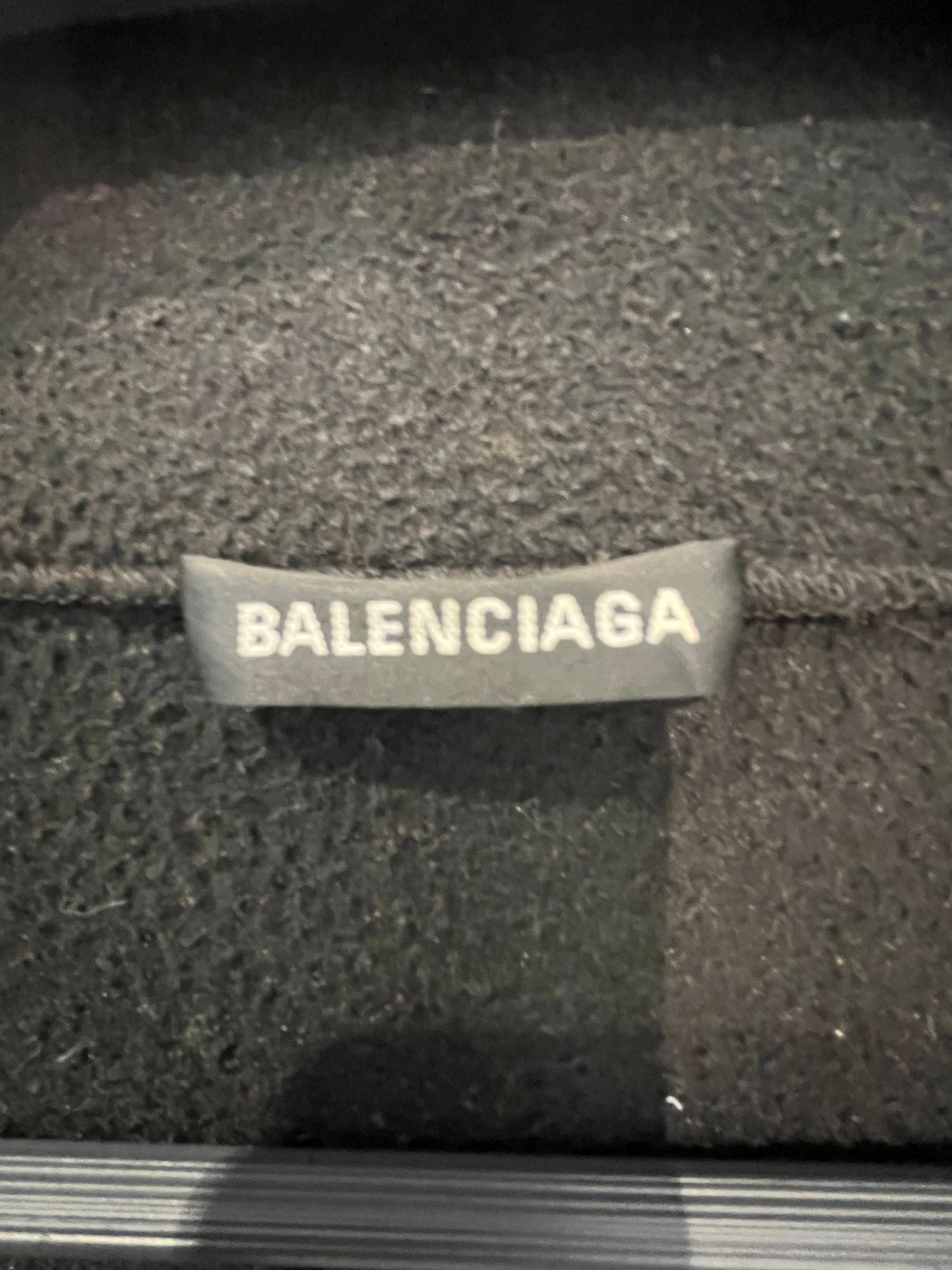 BALENCIAGA/Fleece Jkt/S/Cotton/BLK/PRIDE FLEECE JKT view 3
