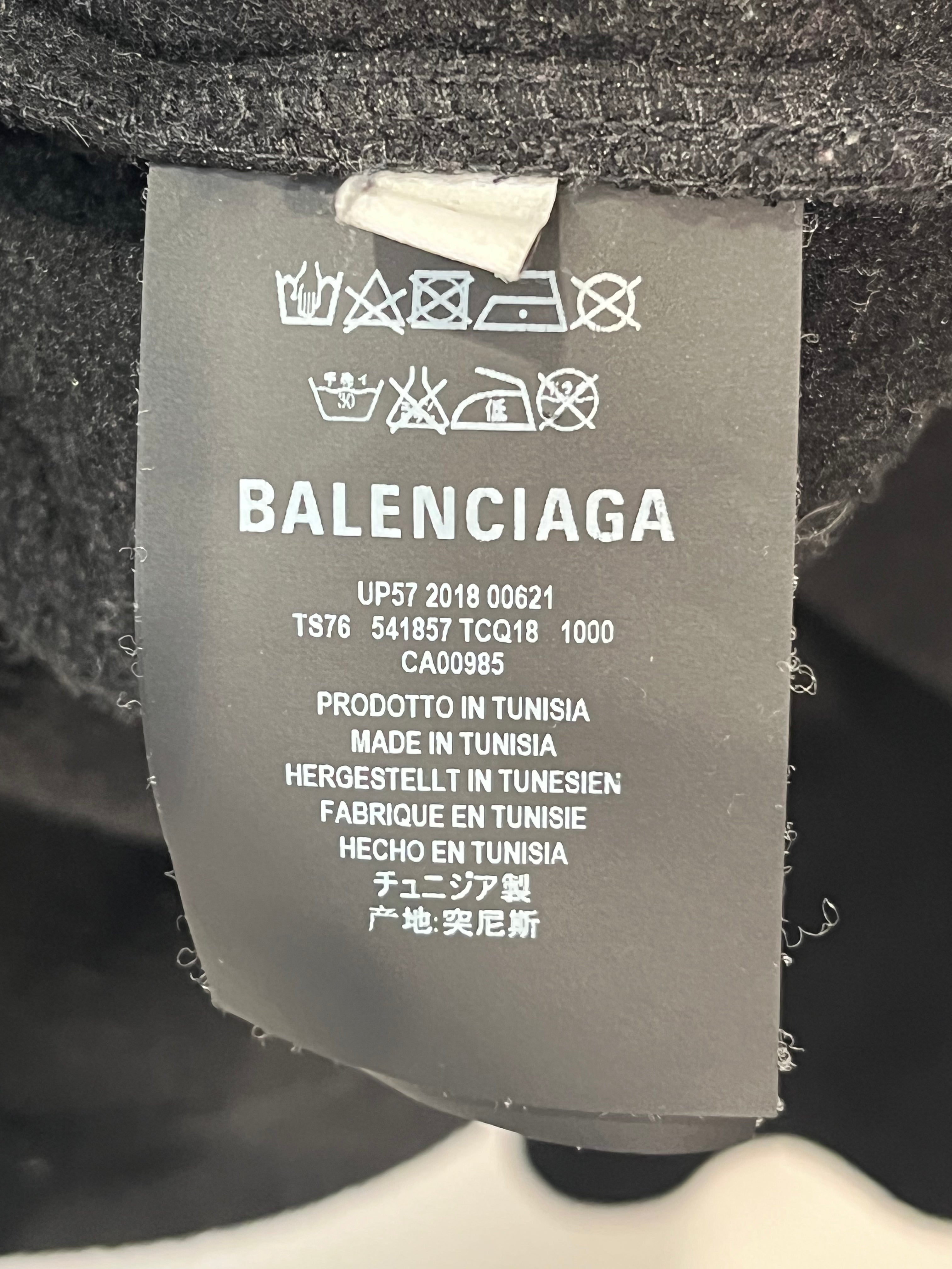 BALENCIAGA/Fleece Jkt/S/Cotton/BLK/PRIDE FLEECE JKT view 4