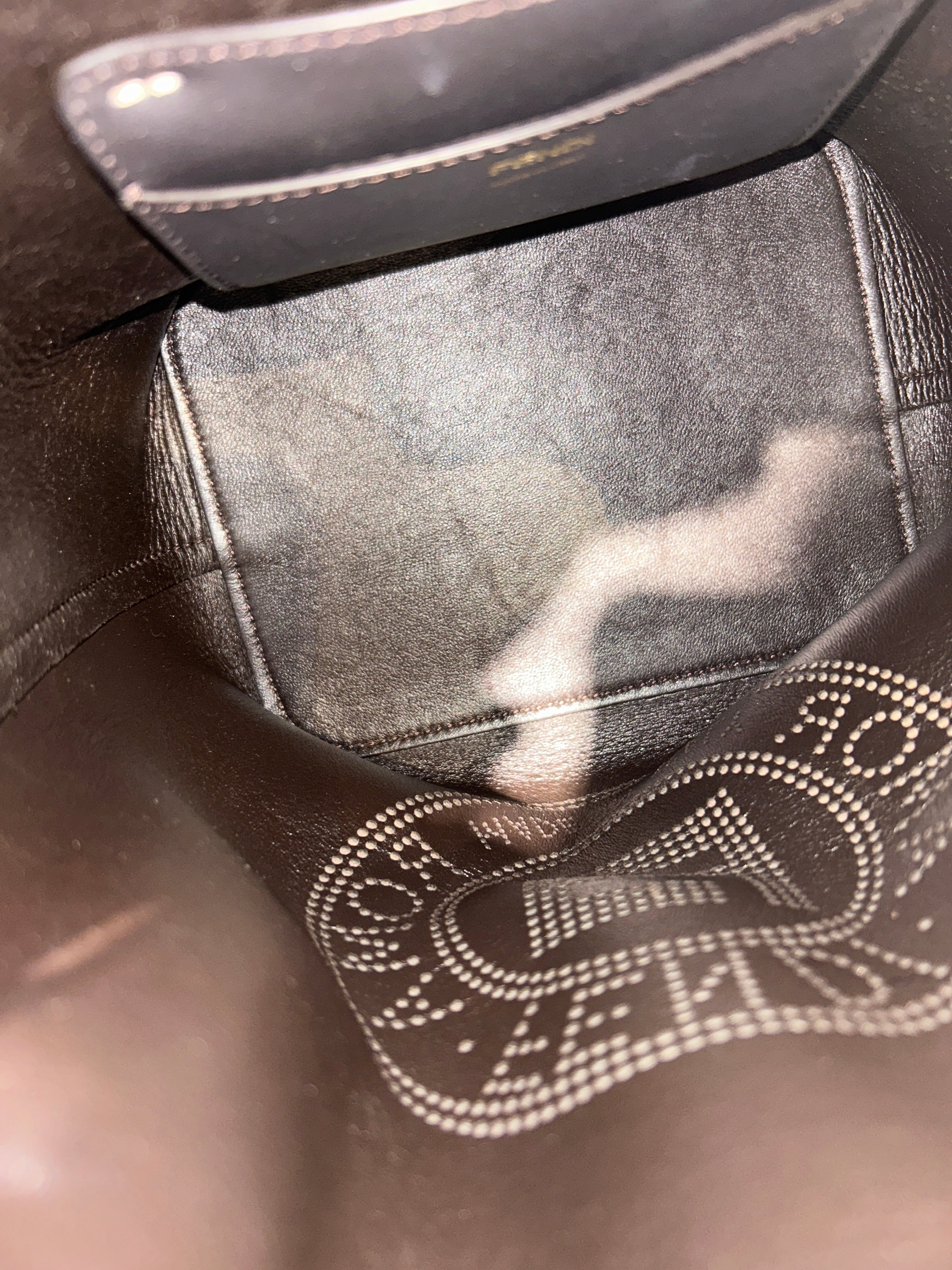 FENDI/Cross Body Bag/Leather/PNK/MON TRESOR BUCKET BAG view 3