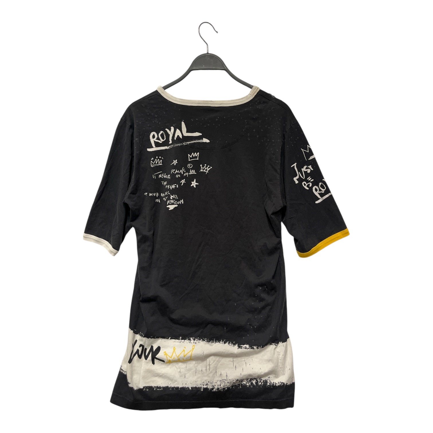 DOLCE&GABBANA/T-Shirt/L/Cotton/GRY/royal shirt view 2