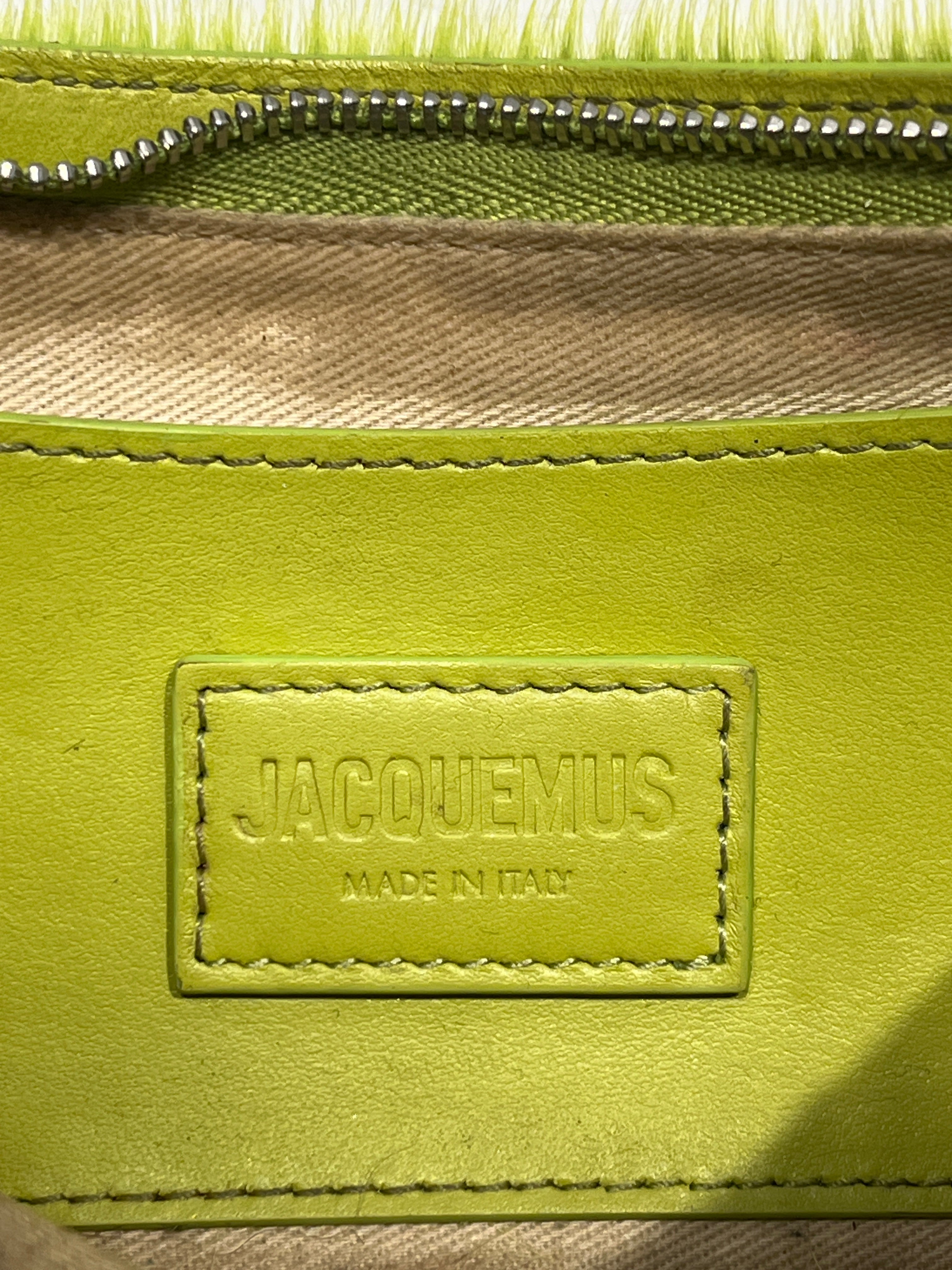 JACQUEMUS/Hand Bag/Fur/GRN/ view 5