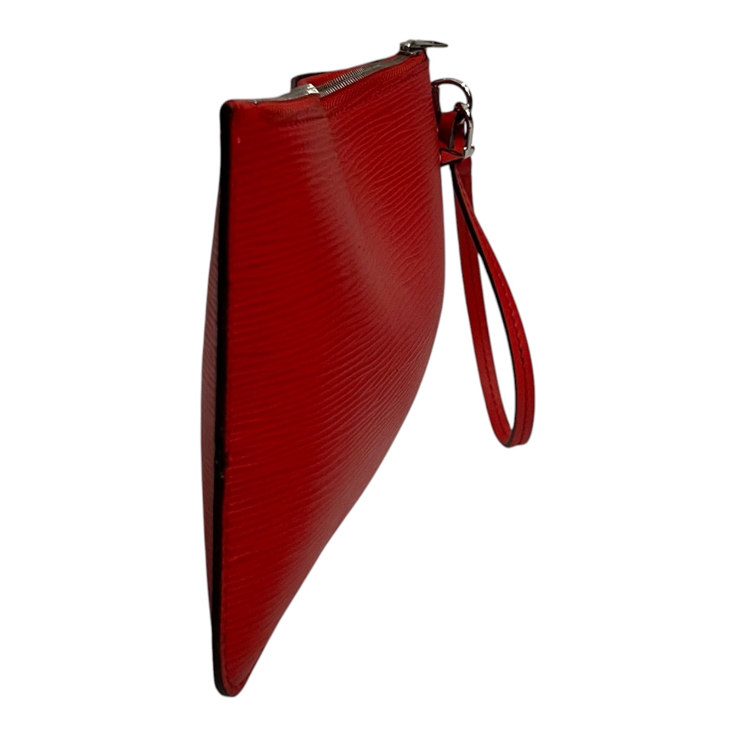 LOUIS VUITTON/Pouch/Leather/RED/epi pouch brand new view 3
