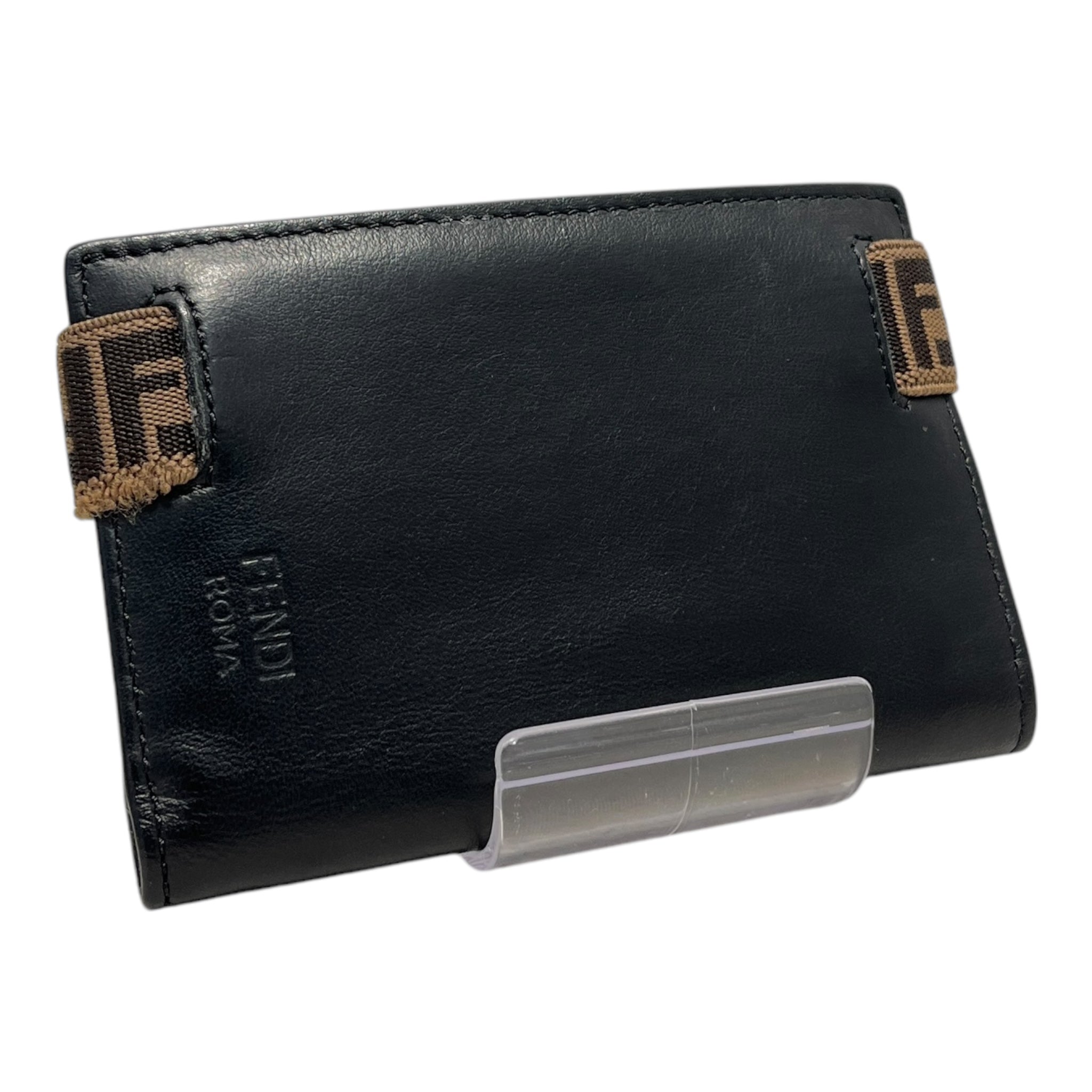 FENDI/Wallet/Leather/BLK/monogram strap view 2