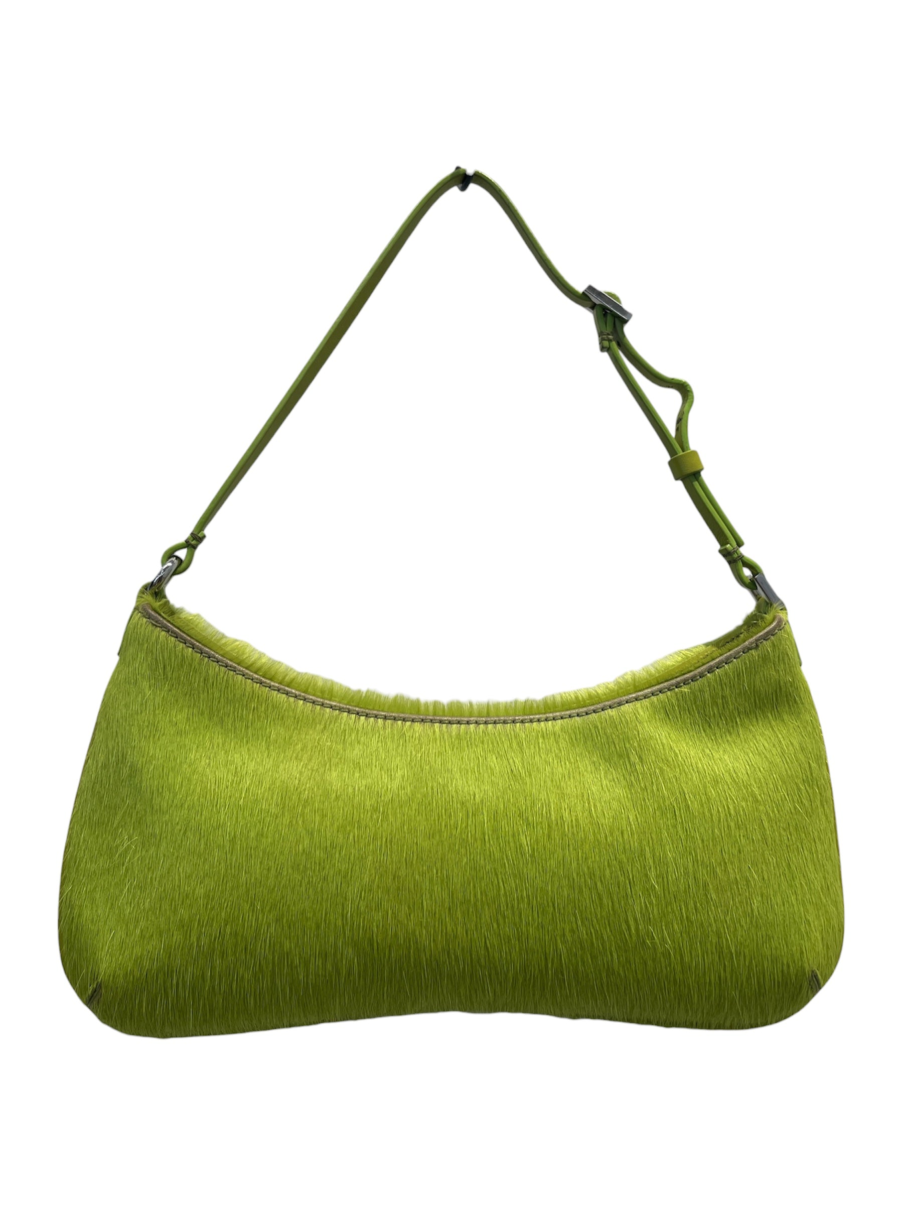 JACQUEMUS/Hand Bag/Fur/GRN/ view 2
