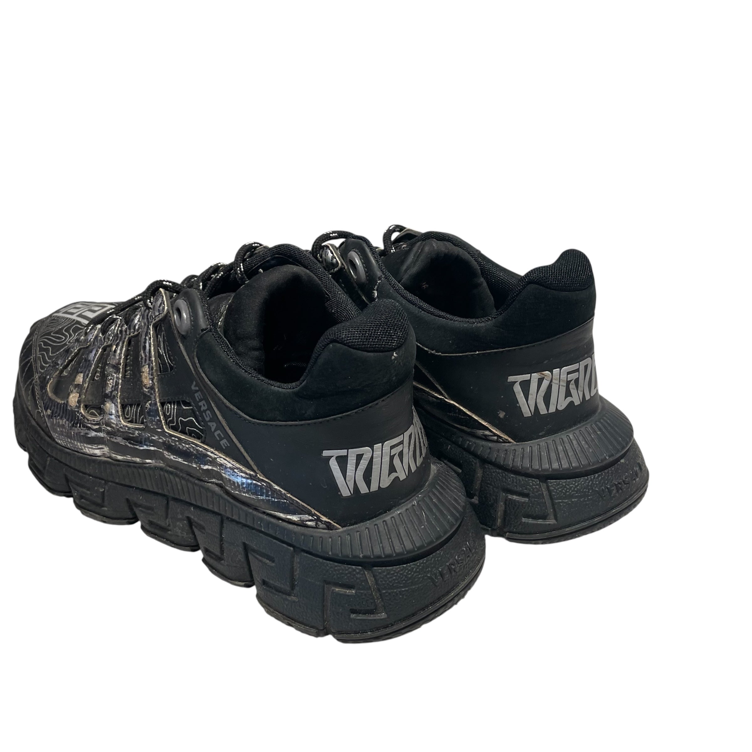 VERSACE/Low-Sneakers/US 13/BLK/TRIGRECA view 2