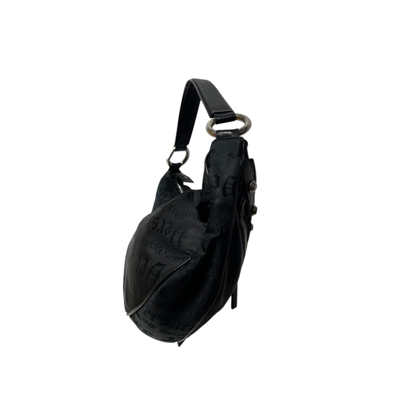 VERSACE/Hand Bag/All Over Print/Cotton/BLK/