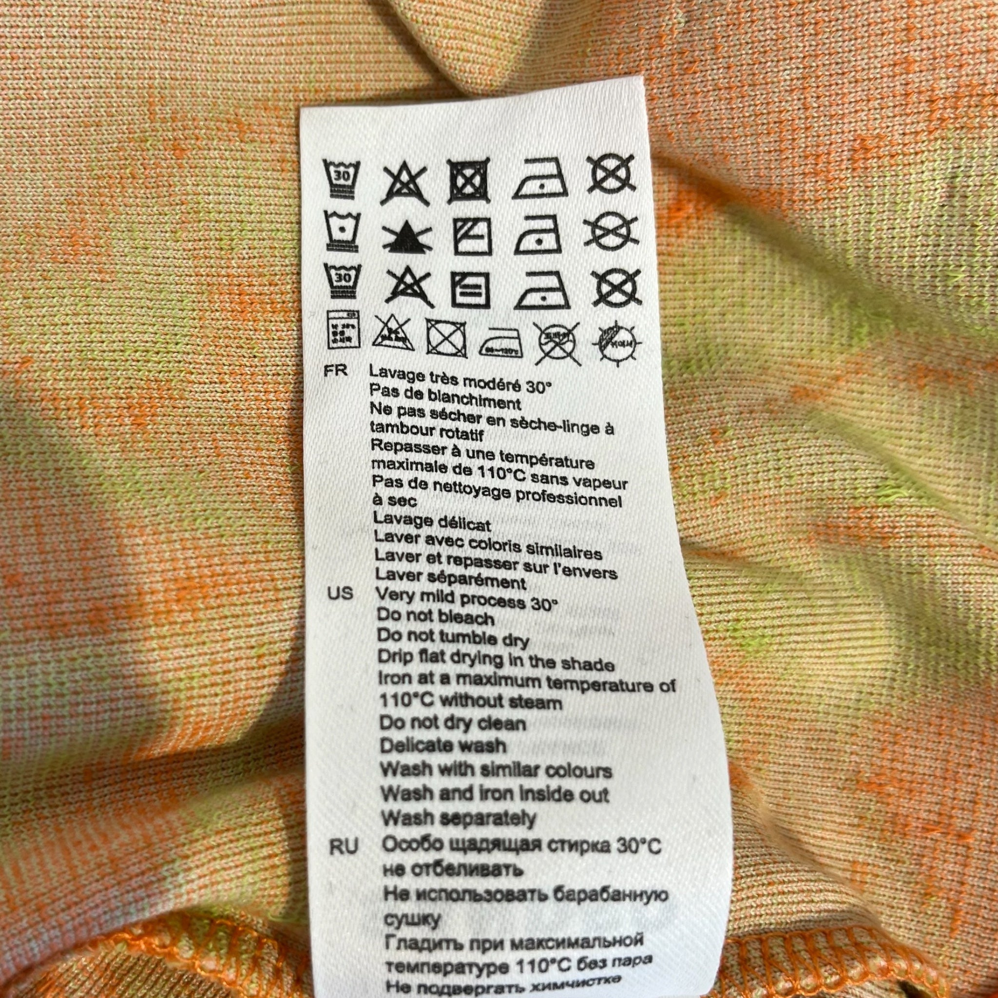 sandro/Hoodie/XL/Floral Pattern/Cotton/ORN/ORANGE/GREEN TOWEL HOODIE view 4
