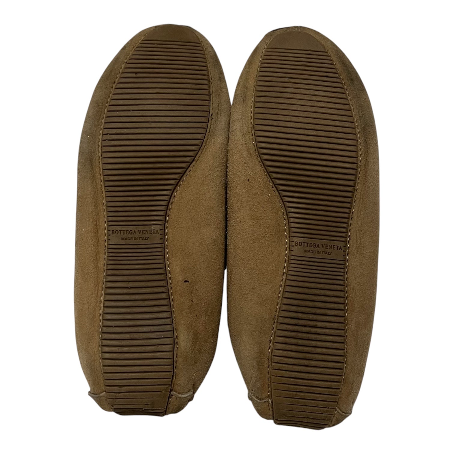 BOTTEGA VENETA/Sandals/US 7/Suede/BEG/bottega suede quilt fur slipon view 3