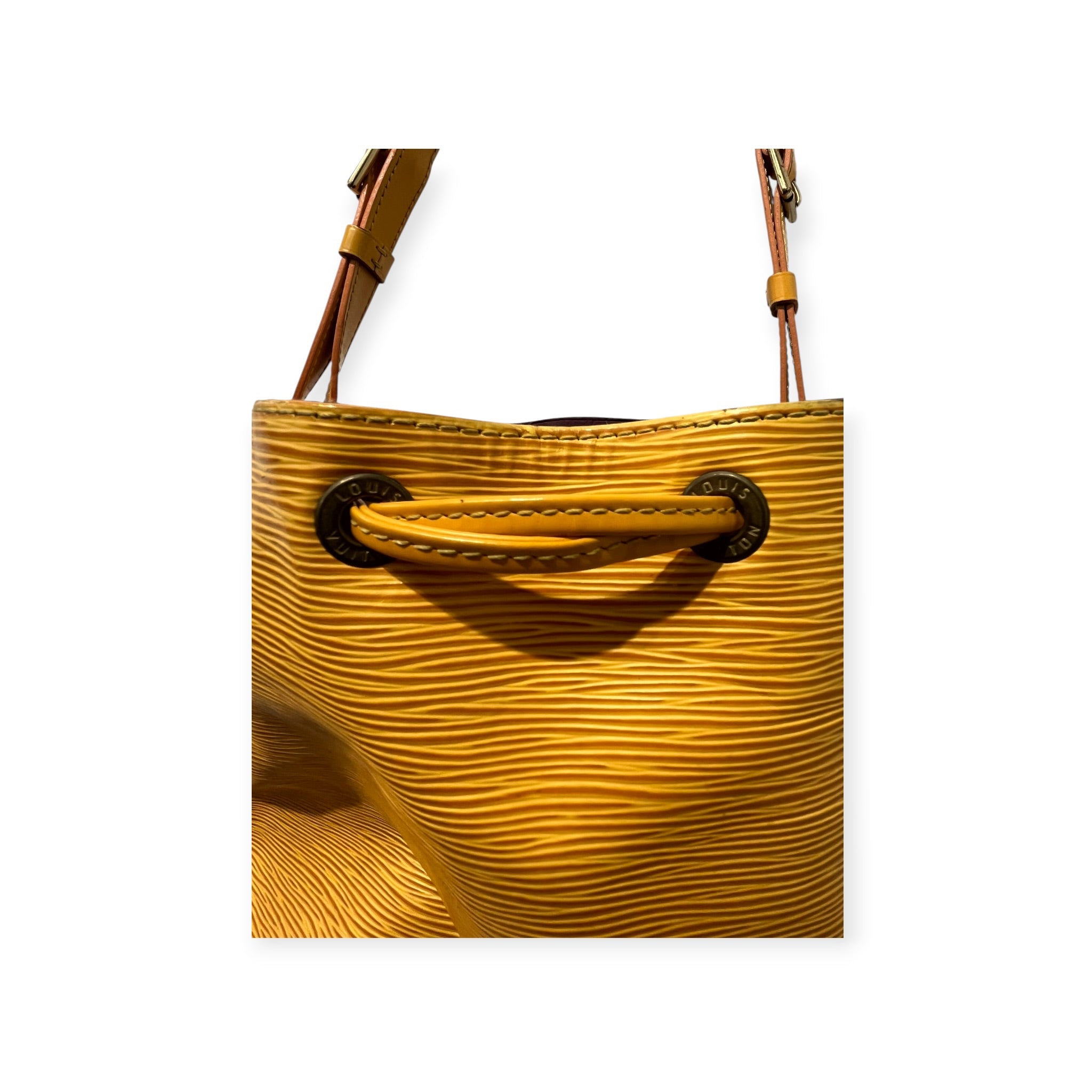 LOUIS VUITTON/Bag/Leather/YEL/YLW LV EPI NOE BUCKET BAG view 2